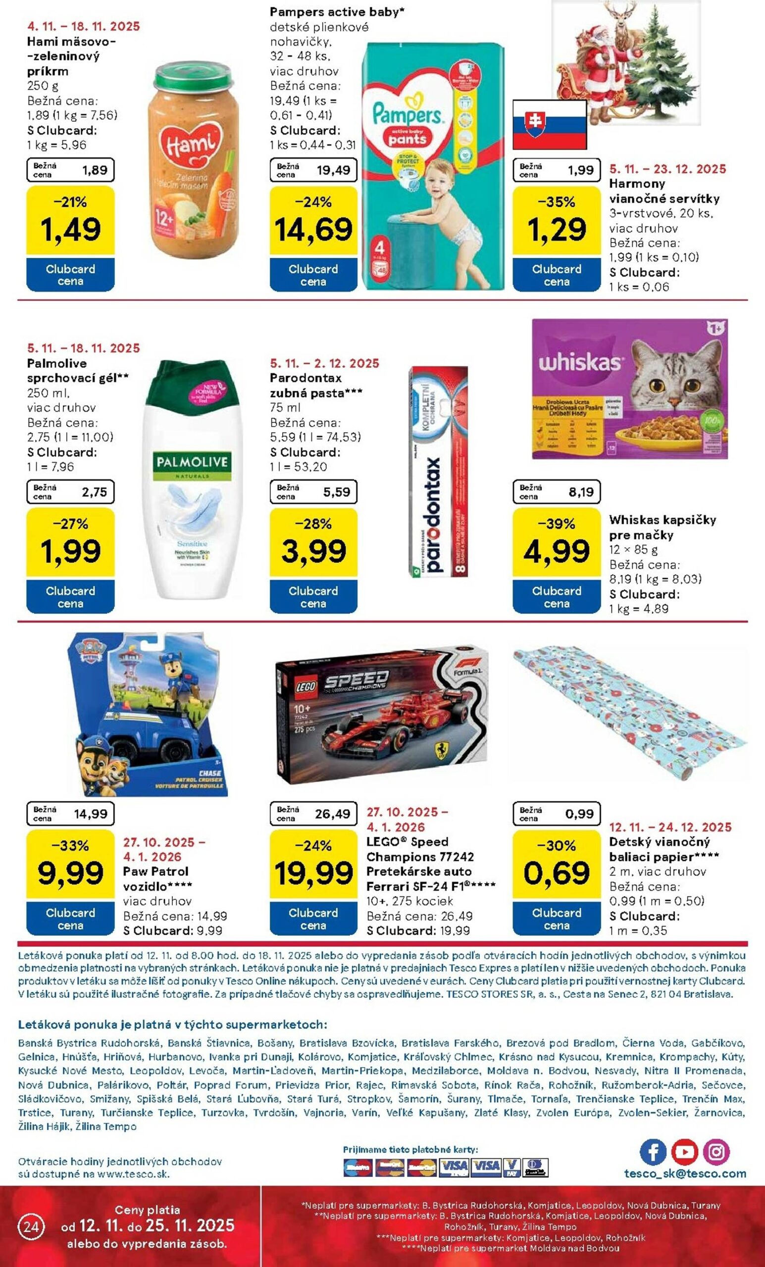 Page 24 of Aktuálny tesco leták platný od stredy 12.11 do 18.11