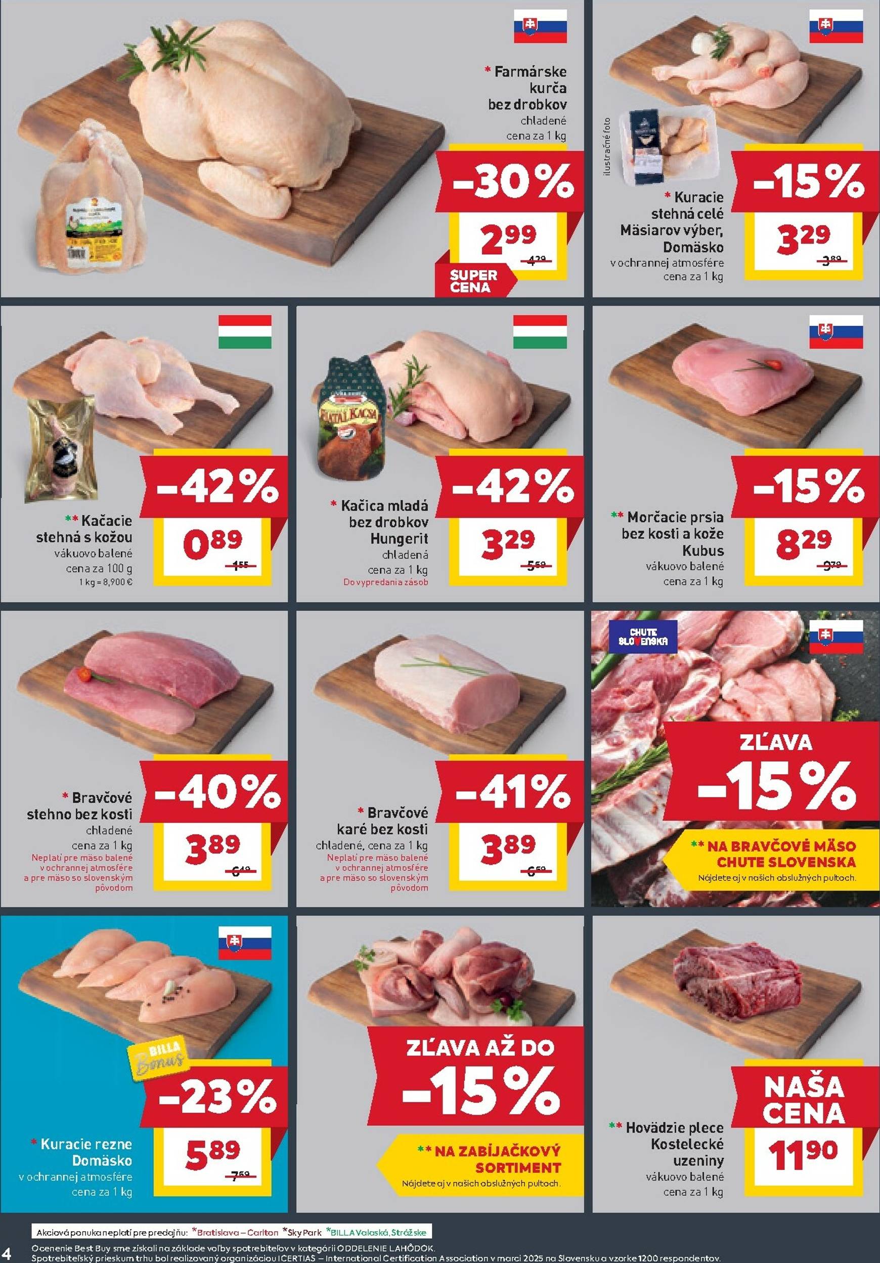 Page 4 of Aktuálny billa leták platný od stredy 12.11 do 18.11