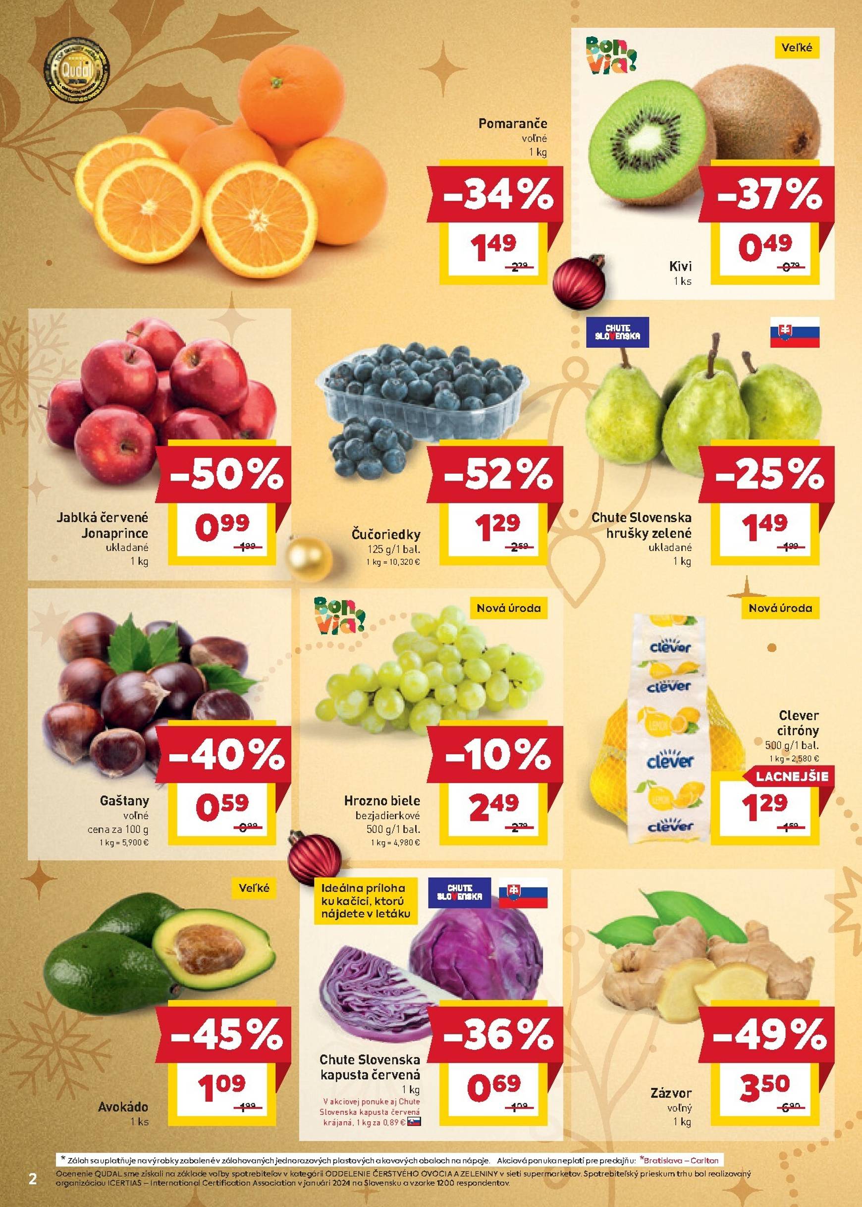 Page 2 of Aktuálny billa leták platný od stredy 12.11 do 18.11