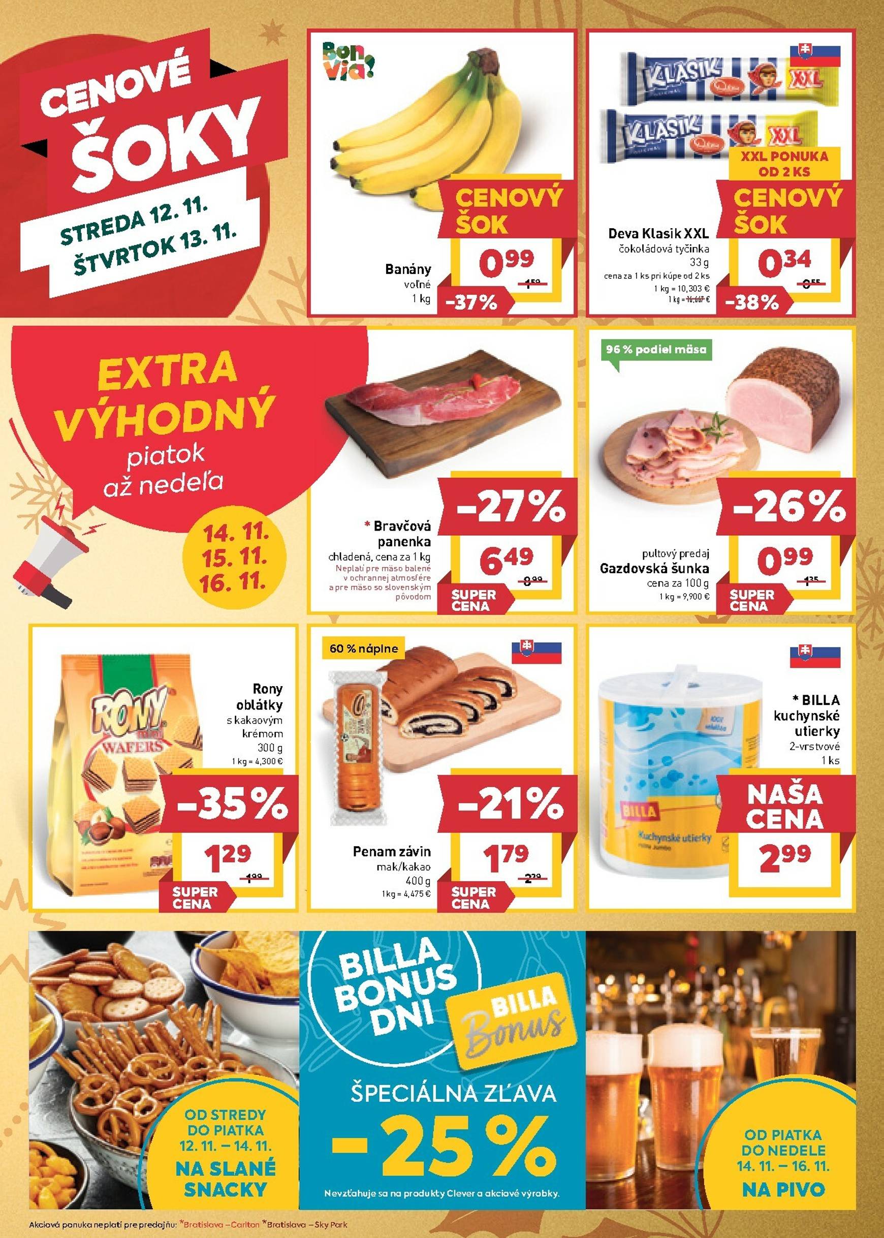 Page 20 of Aktuálny billa leták platný od stredy 12.11 do 18.11