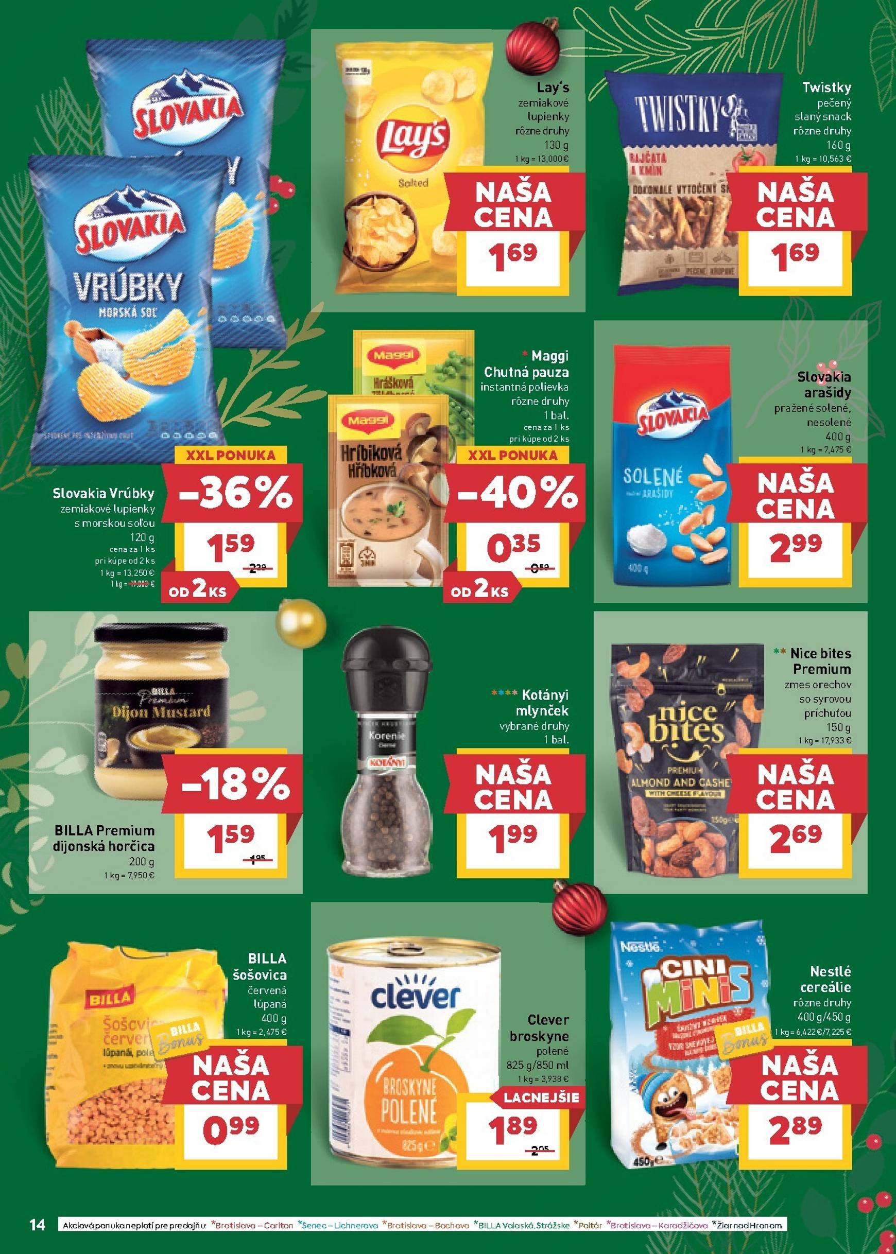 Page 14 of Aktuálny billa leták platný od stredy 12.11 do 18.11