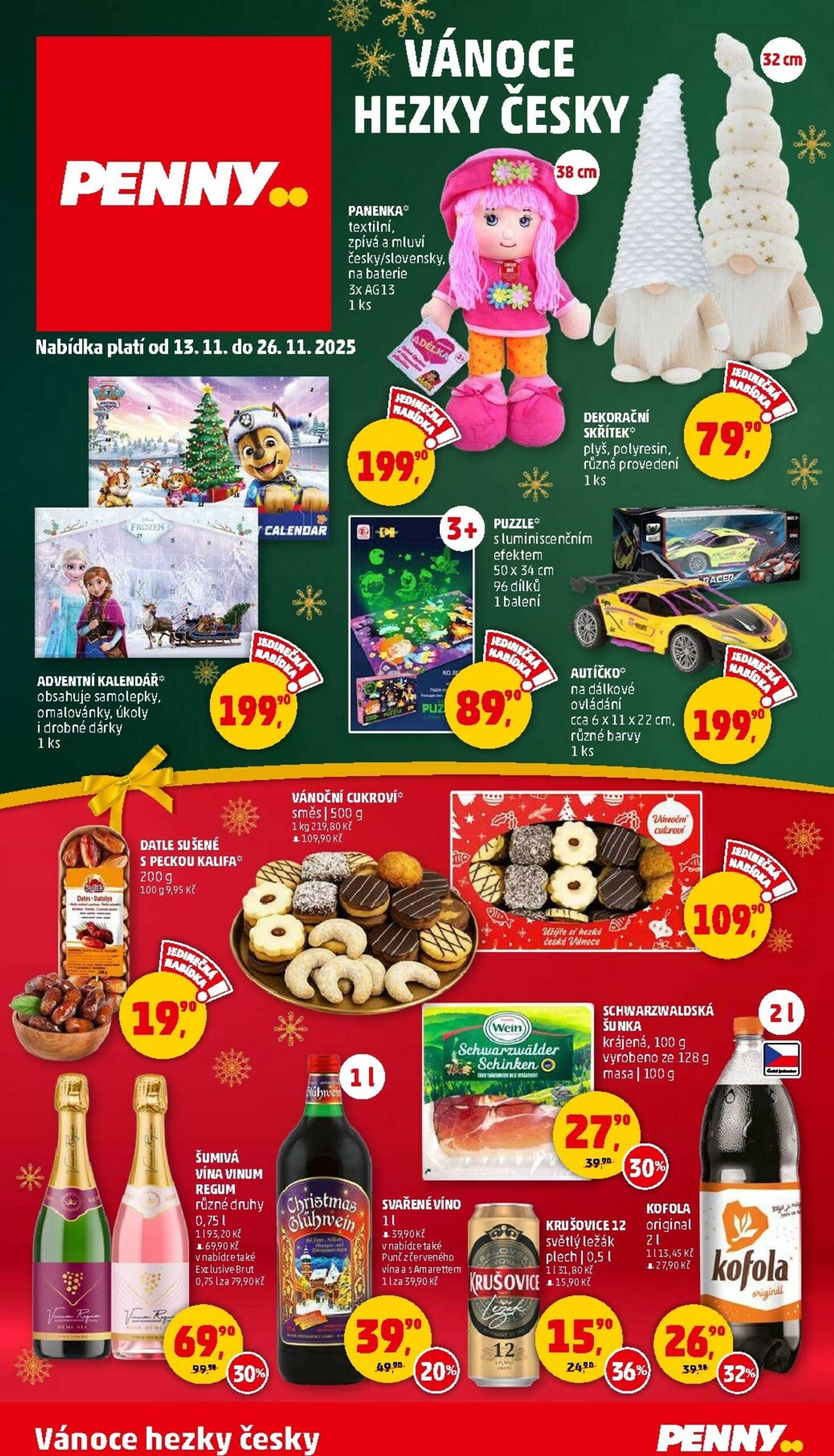 Page 1 of Aktuálny penny-cesko leták platný od štvrtka 13.11 do 26.11