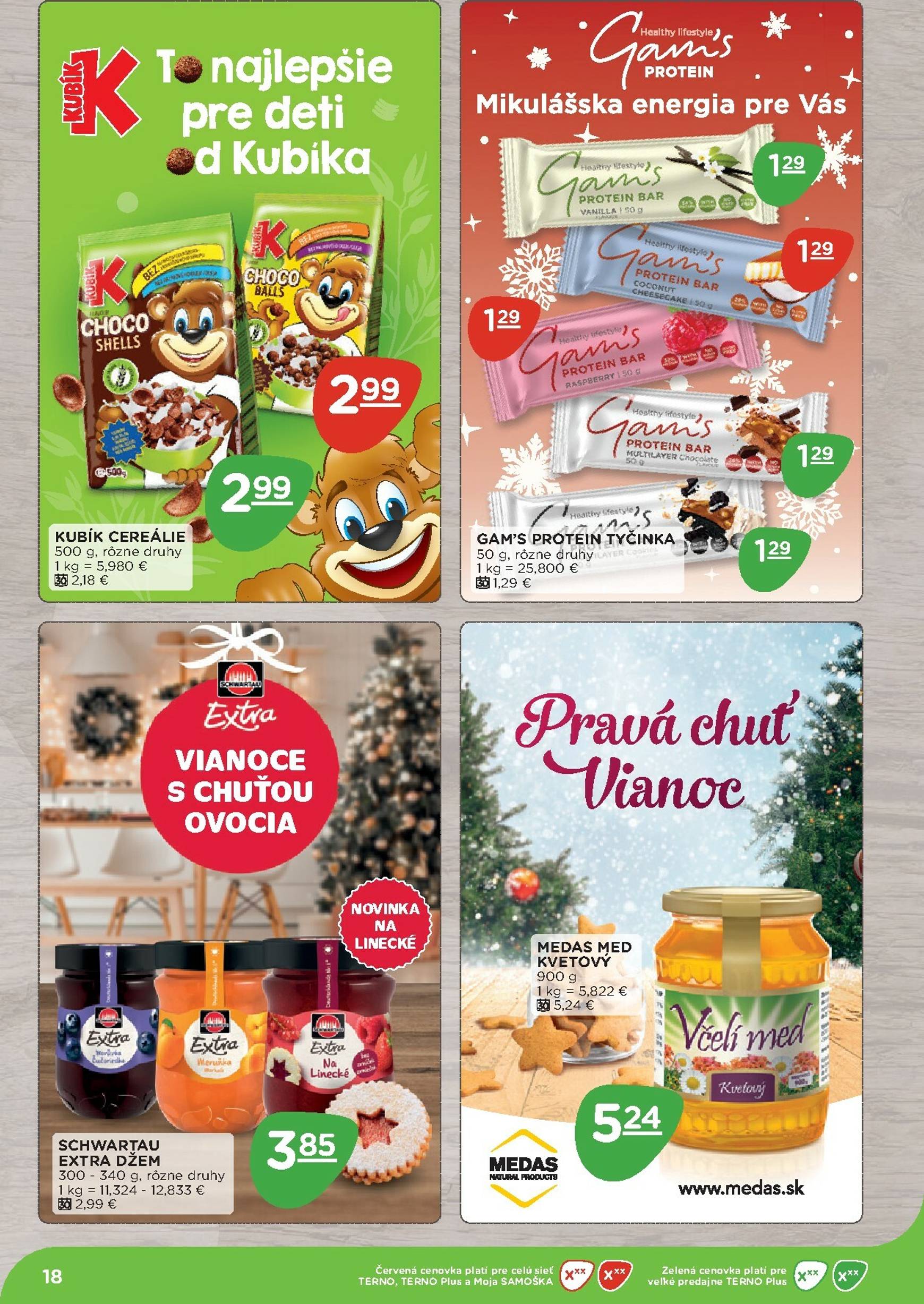 Page 18 of Aktuálny terno leták platný od pondelka 10.11 do 07.12