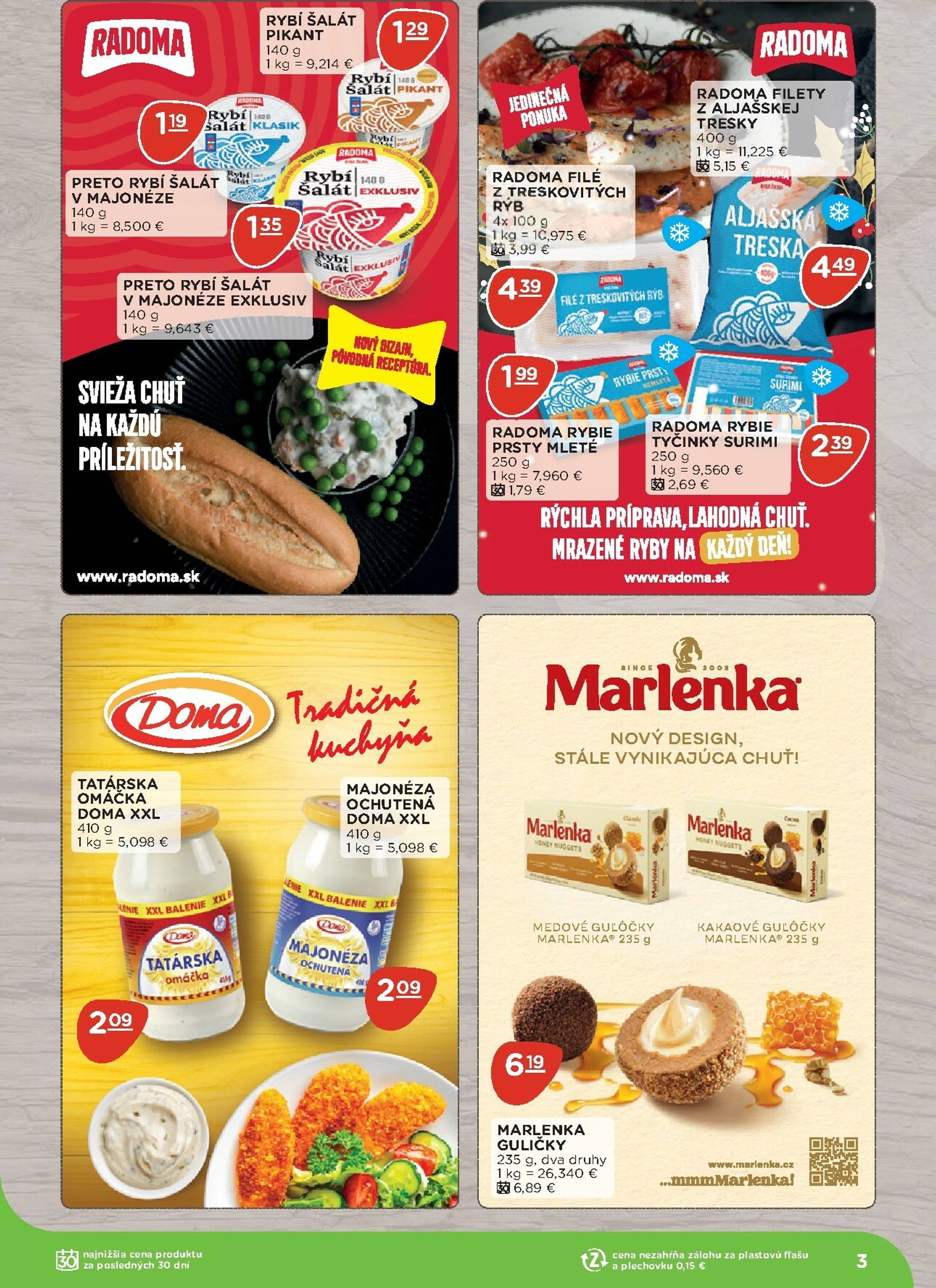 Page 3 of Aktuálny terno leták platný od pondelka 10.11 do 07.12