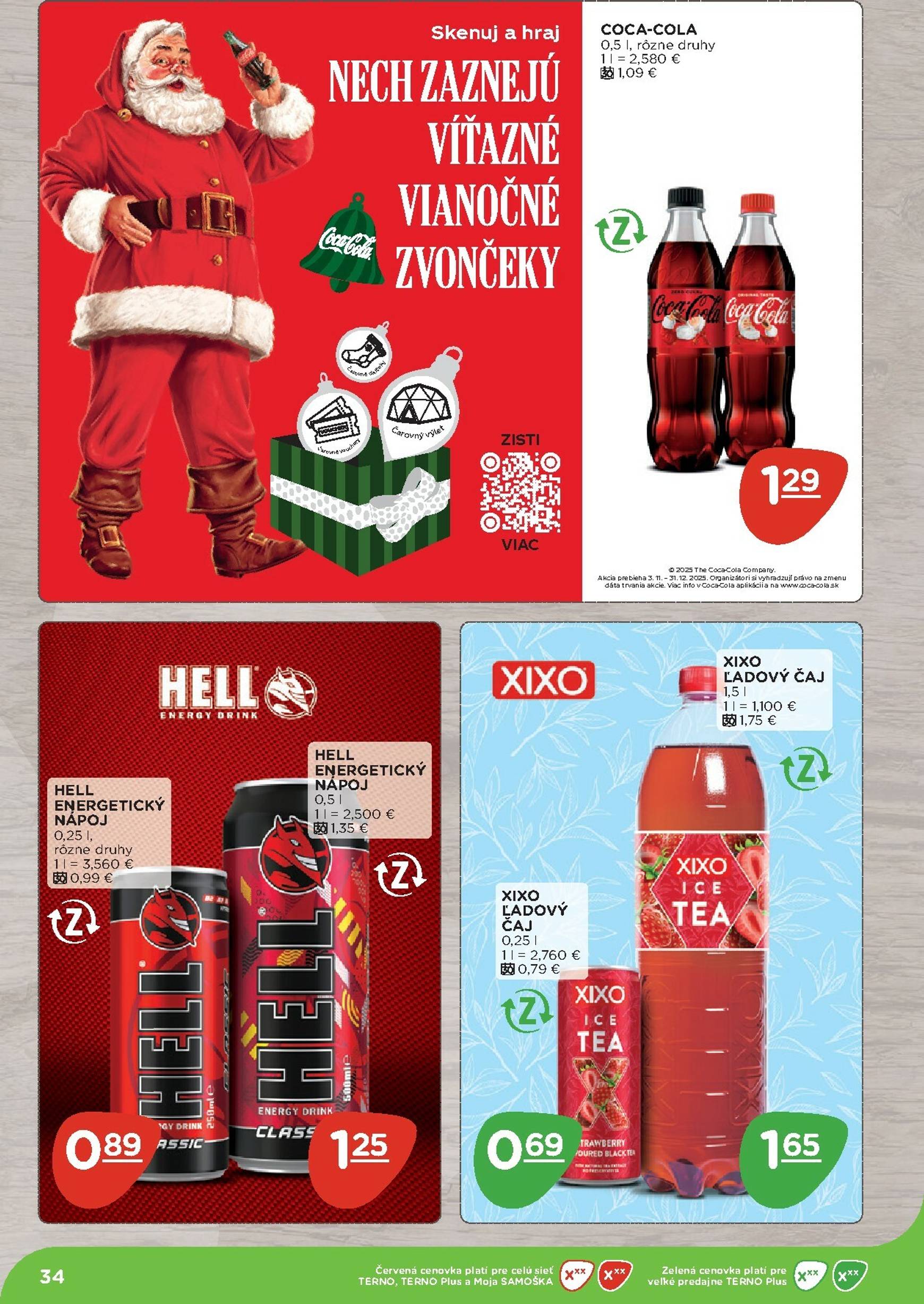 Page 34 of Aktuálny terno leták platný od pondelka 10.11 do 07.12