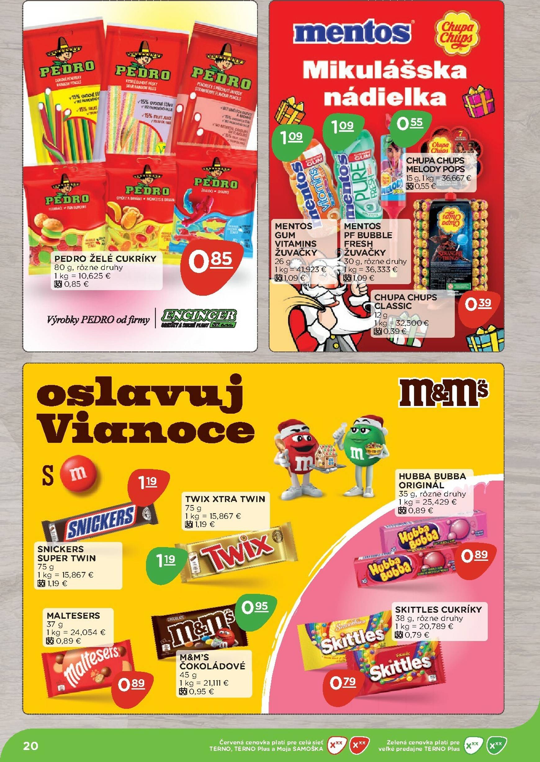 Page 20 of Aktuálny terno leták platný od pondelka 10.11 do 07.12