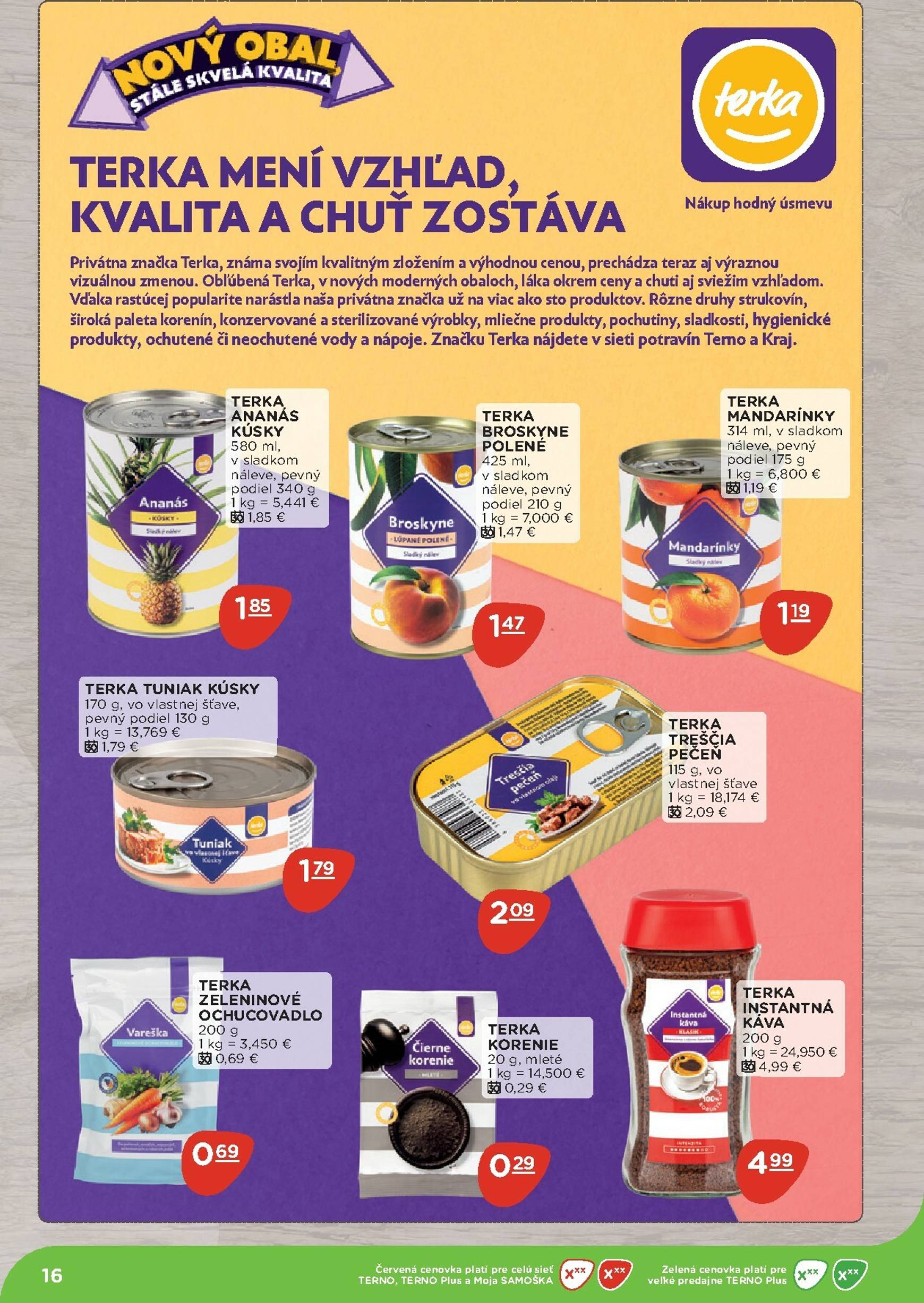 Page 16 of Aktuálny terno leták platný od pondelka 10.11 do 07.12