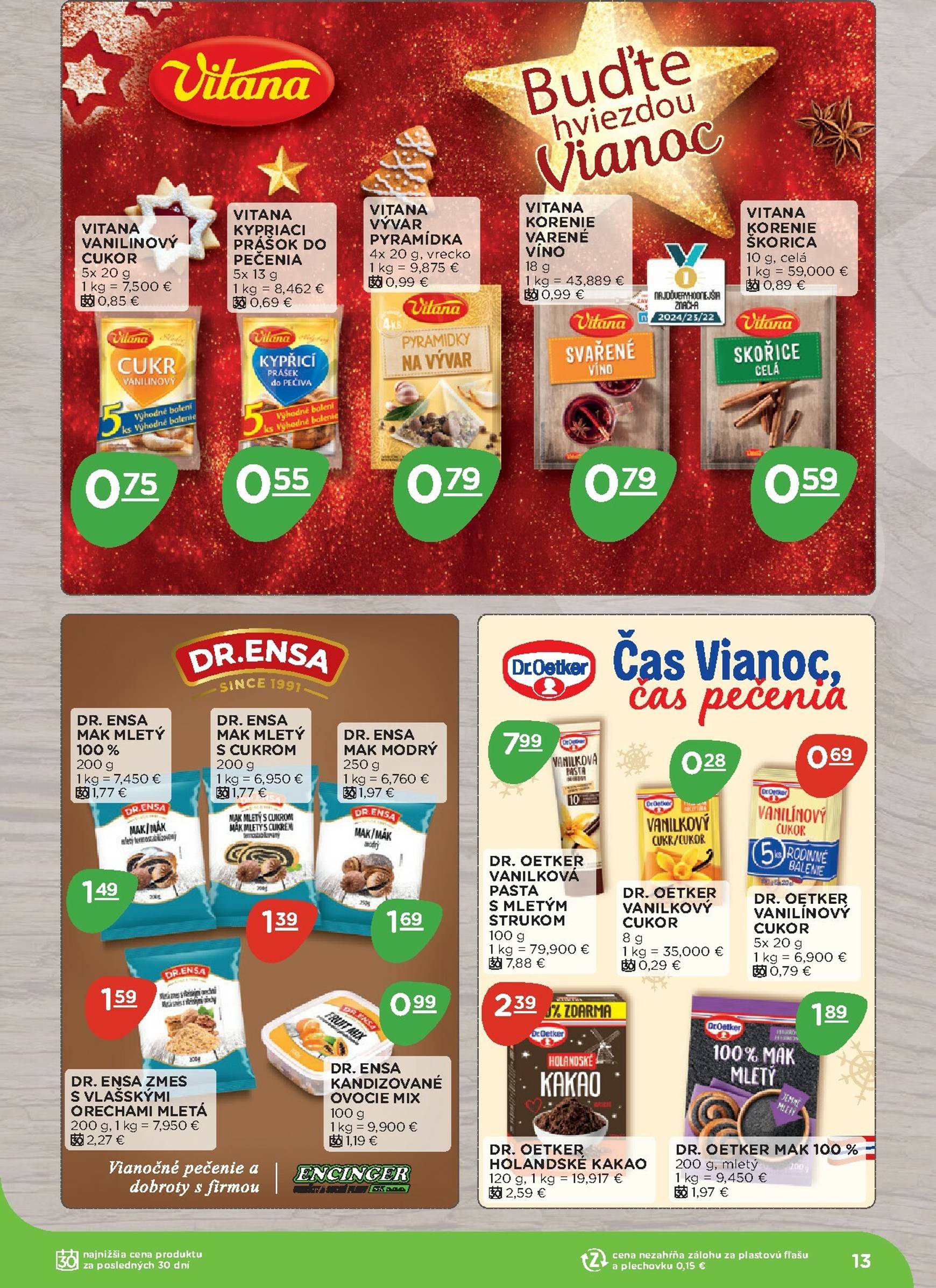Page 13 of Aktuálny terno leták platný od pondelka 10.11 do 07.12
