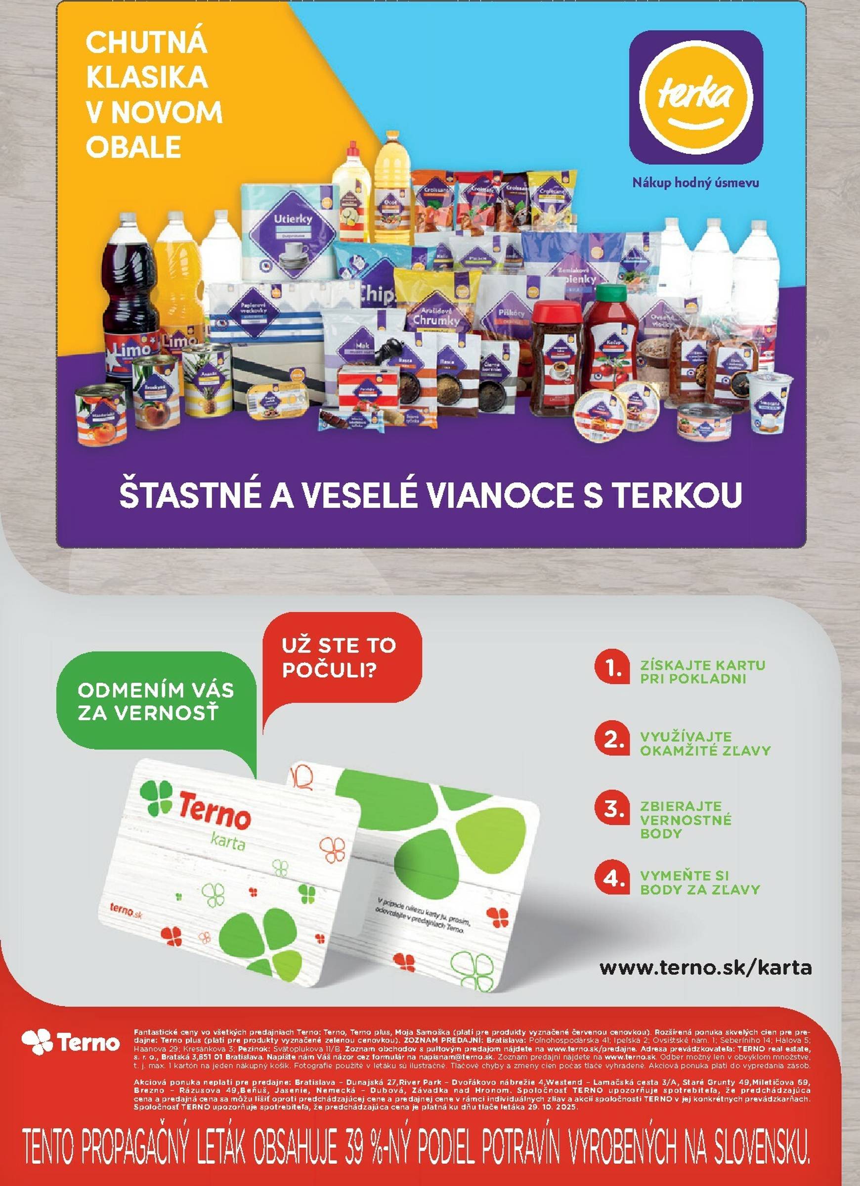 Page 40 of Aktuálny terno leták platný od pondelka 10.11 do 07.12