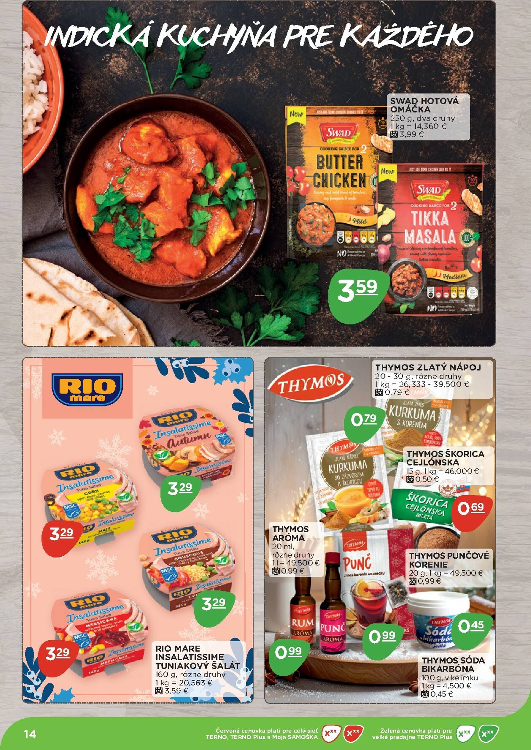 Page 14 of Aktuálny terno leták platný od pondelka 10.11 do 07.12
