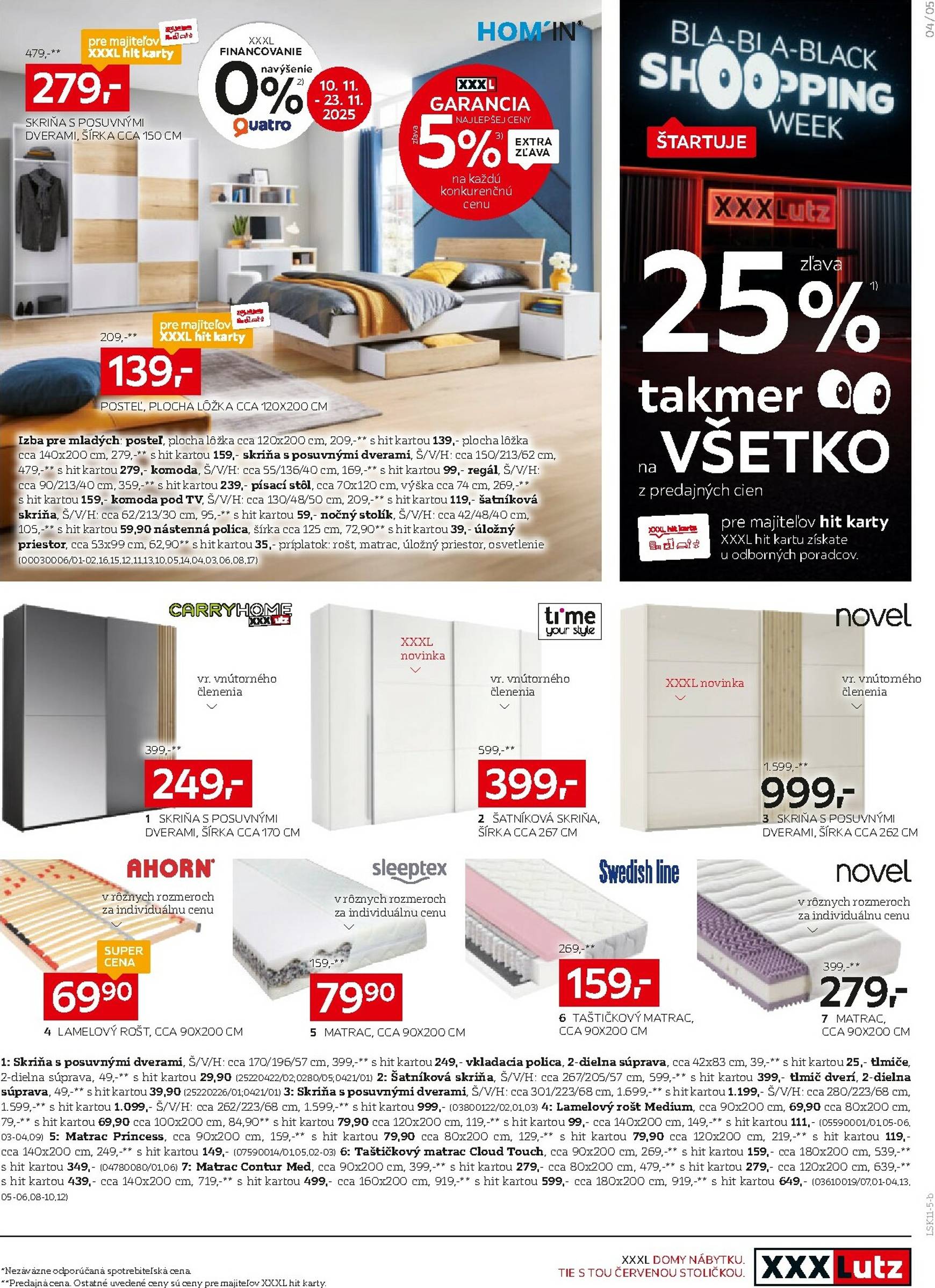 Page 5 of Aktuálny xxxlutz leták platný od pondelka 10.11 do 23.11