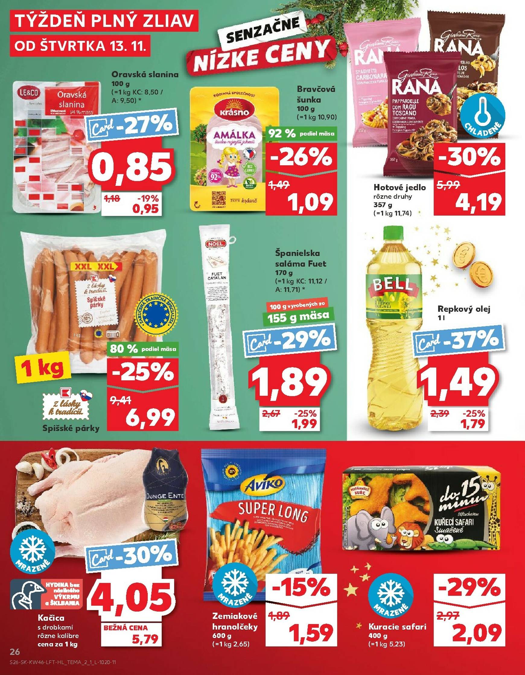 Page 26 of Aktuálny kaufland leták platný od štvrtka 13.11 do 19.11
