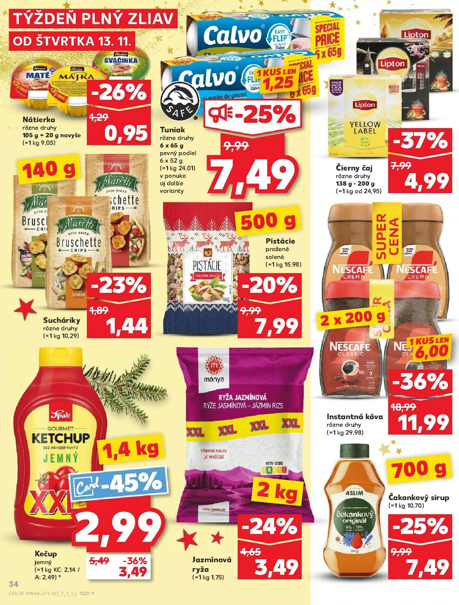 Page 34 of Aktuálny kaufland leták platný od štvrtka 13.11 do 19.11