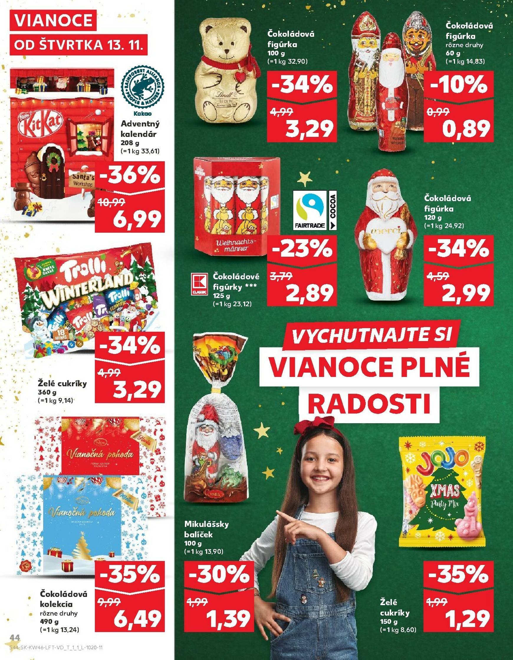 Page 44 of Aktuálny kaufland leták platný od štvrtka 13.11 do 19.11