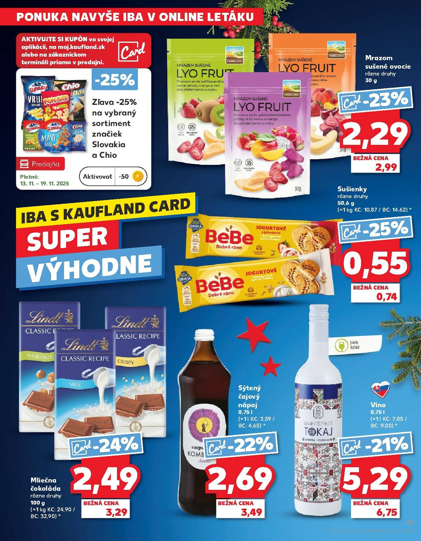Page 41 of Aktuálny kaufland leták platný od štvrtka 13.11 do 19.11