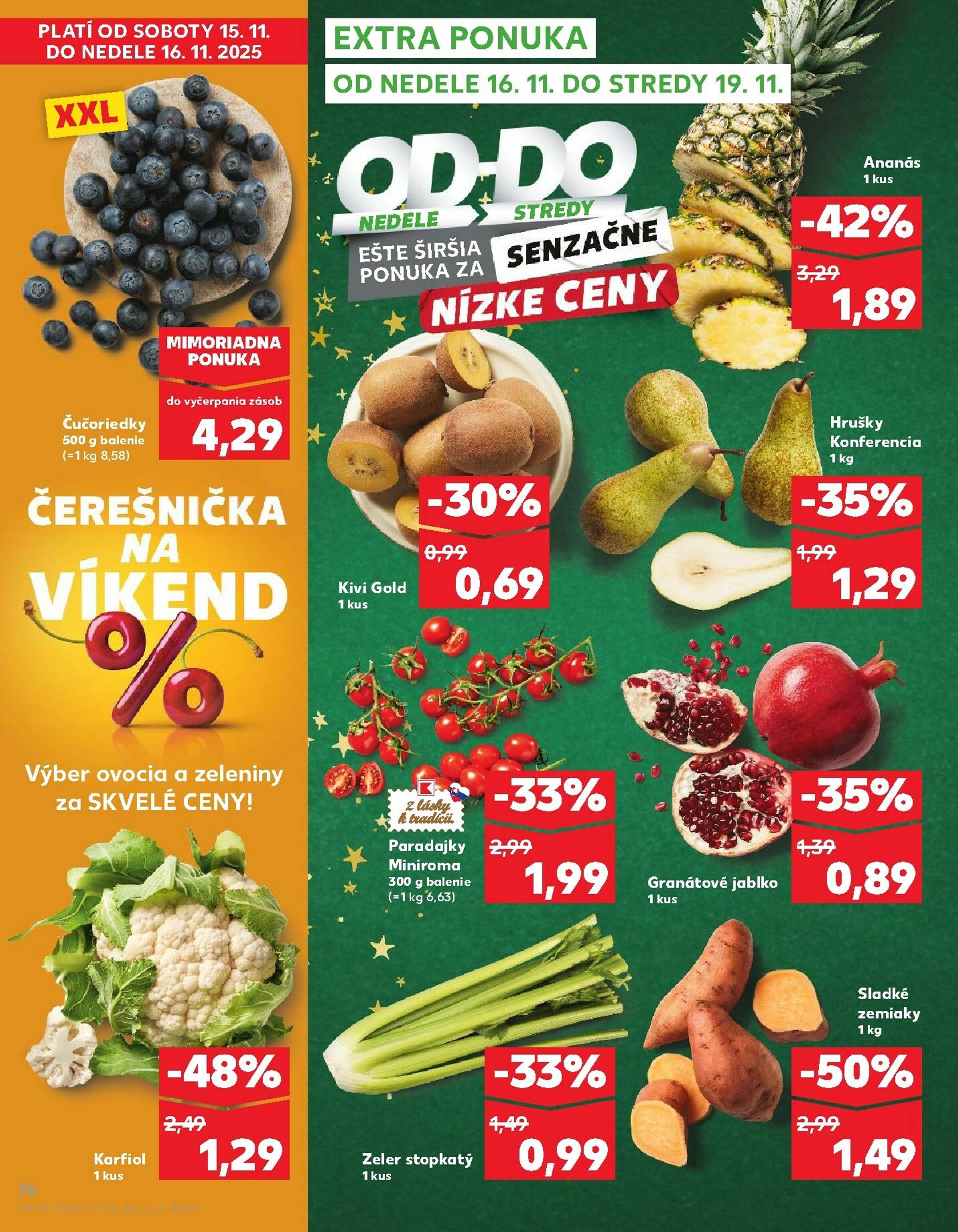 Page 76 of Aktuálny kaufland leták platný od štvrtka 13.11 do 19.11