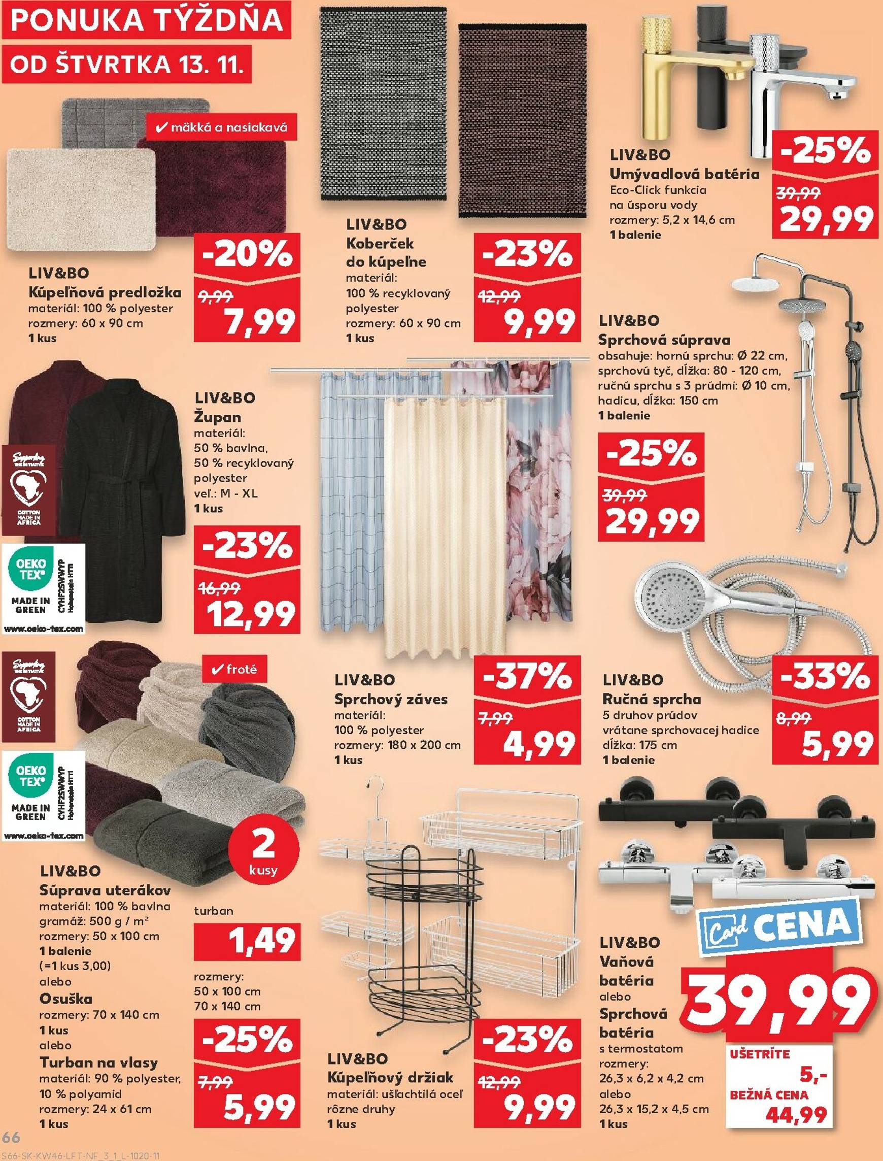 Page 66 of Aktuálny kaufland leták platný od štvrtka 13.11 do 19.11
