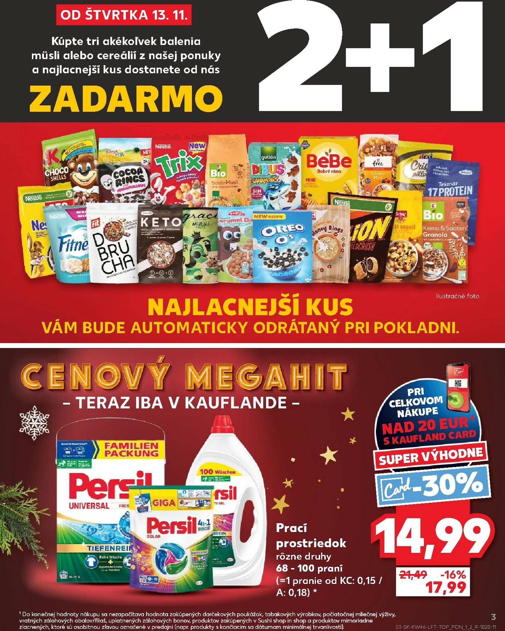 Page 3 of Aktuálny kaufland leták platný od štvrtka 13.11 do 19.11