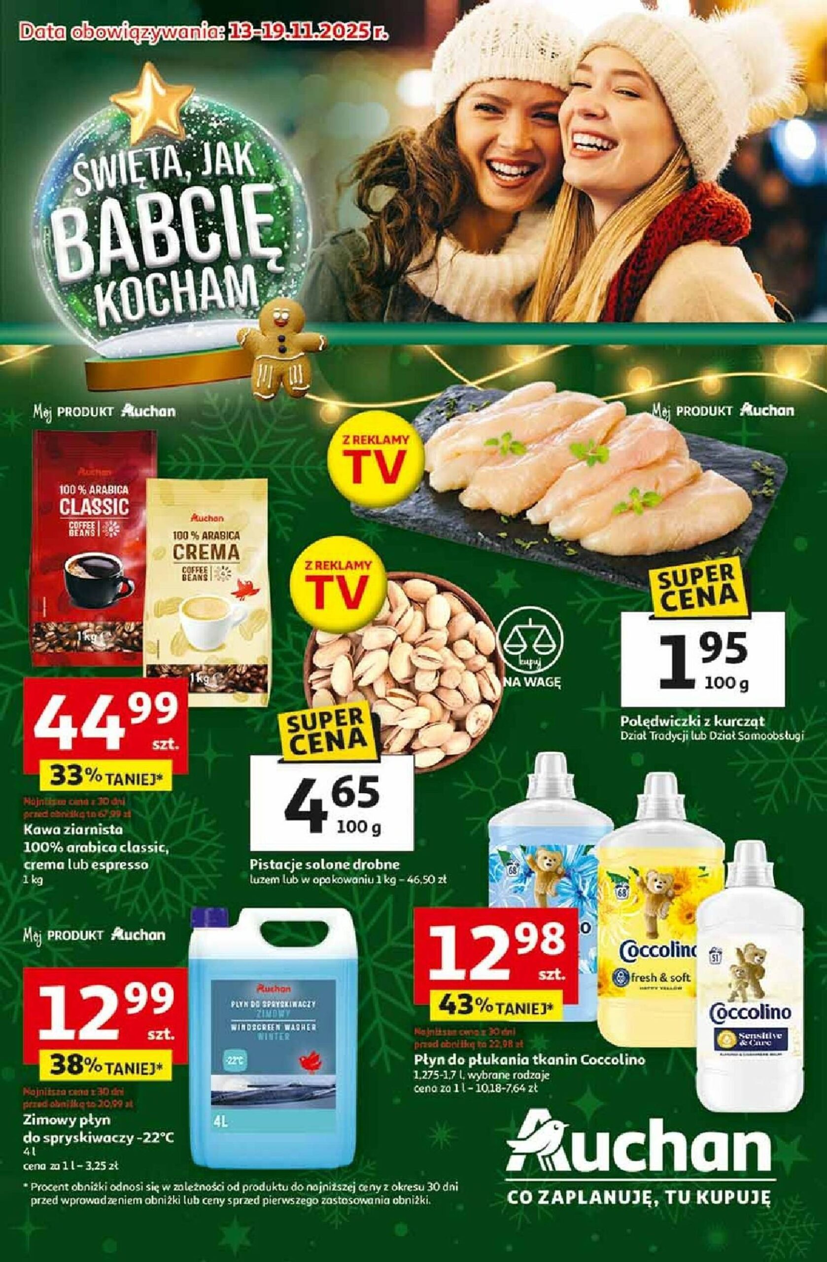 Page 1 of Aktuálny auchan-polsko leták platný od štvrtka 13.11 do 19.11