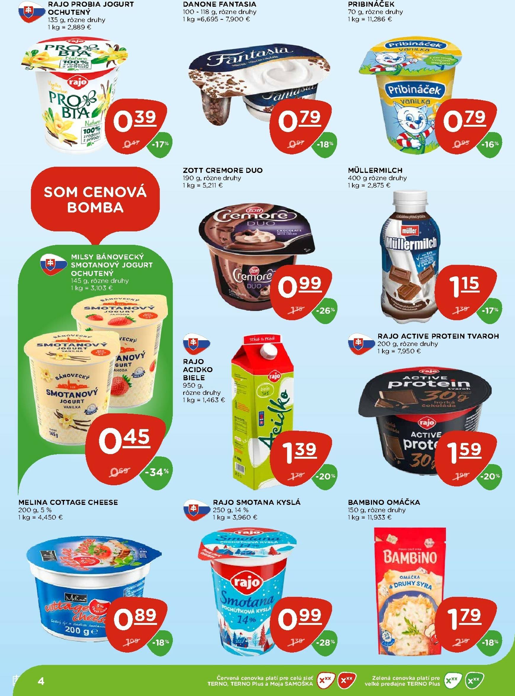Page 4 of Aktuálny terno leták platný od štvrtka 13.11 do 19.11