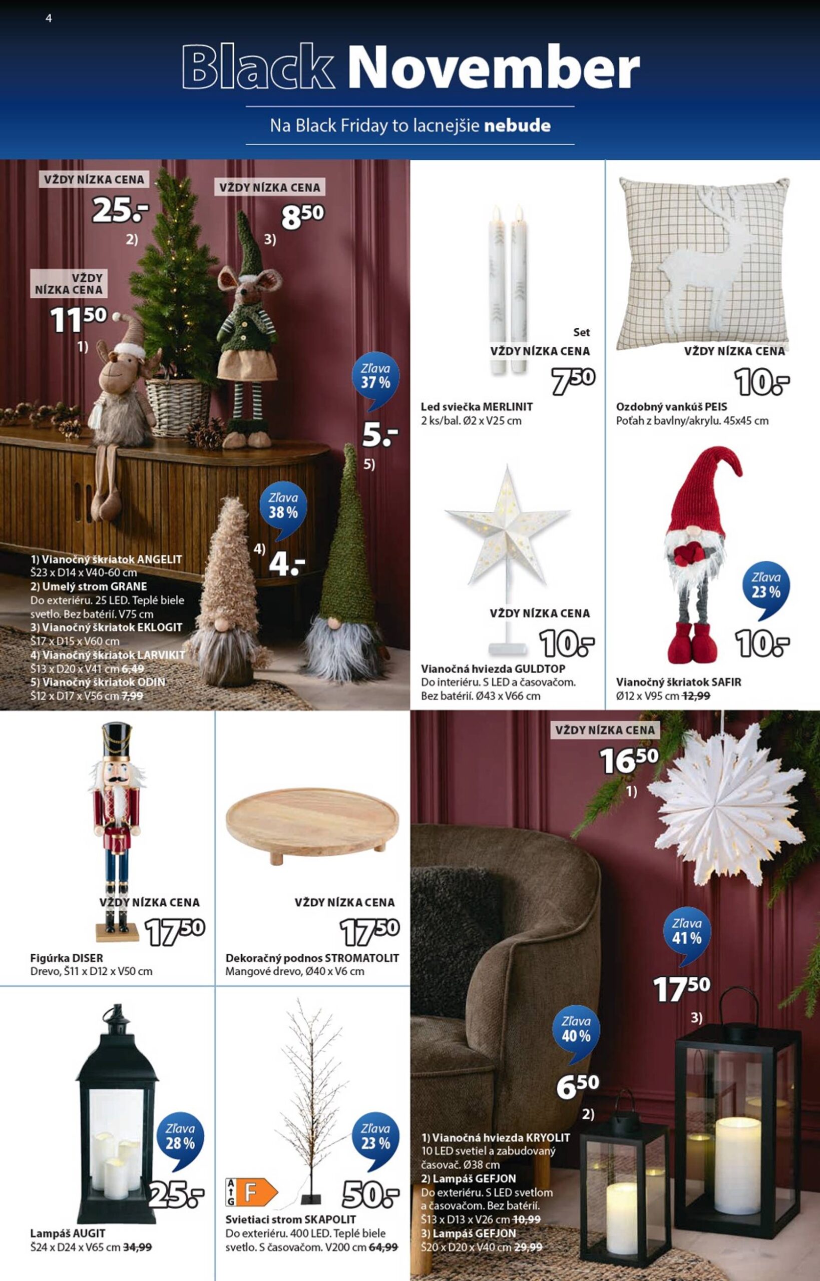 Page 4 of Aktuálny jysk leták platný od pondelka 10.11 do 23.11