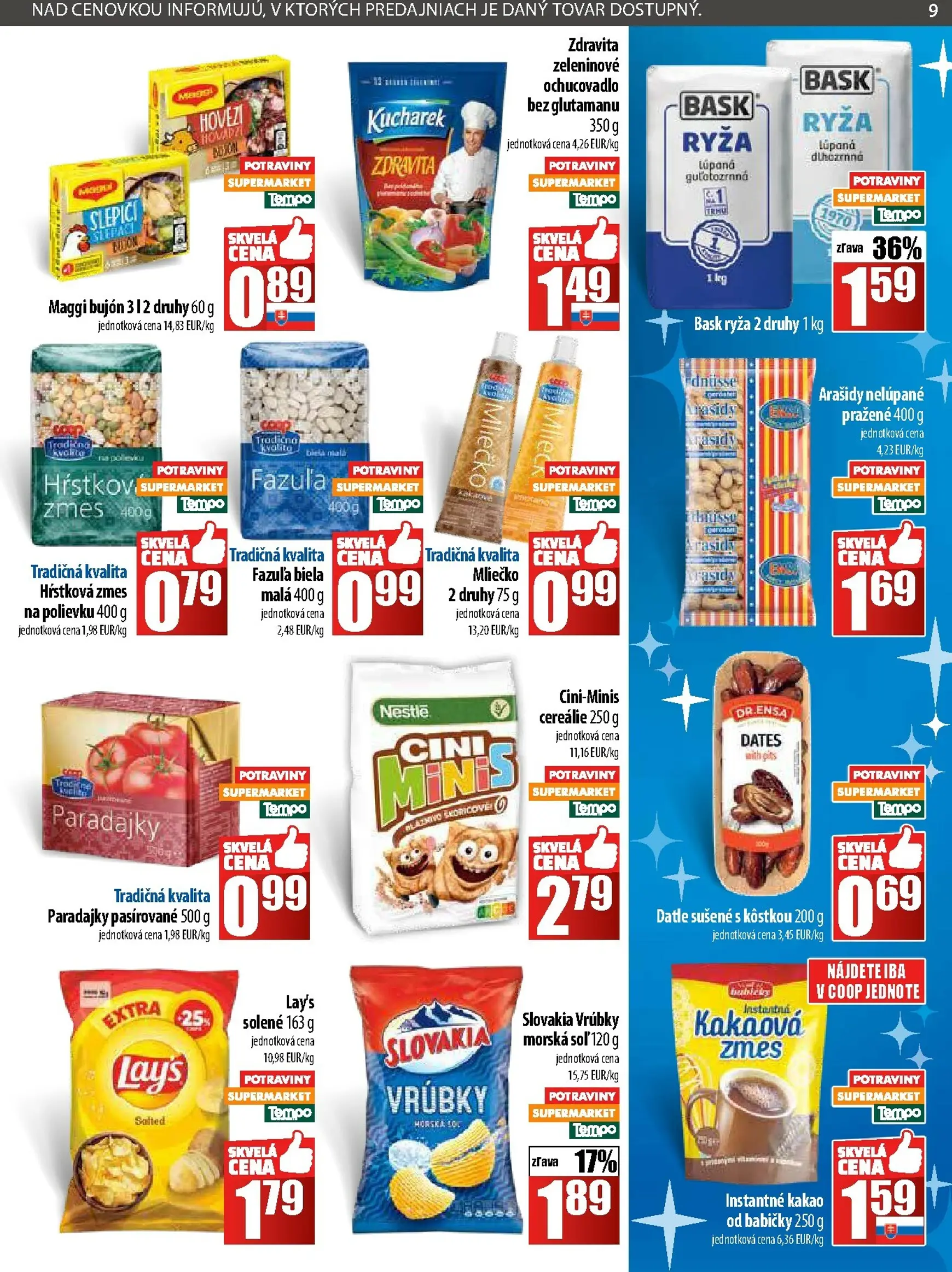 Page 9 of Aktuálny coop-jednota leták platný od štvrtka 27.11 do 03.12