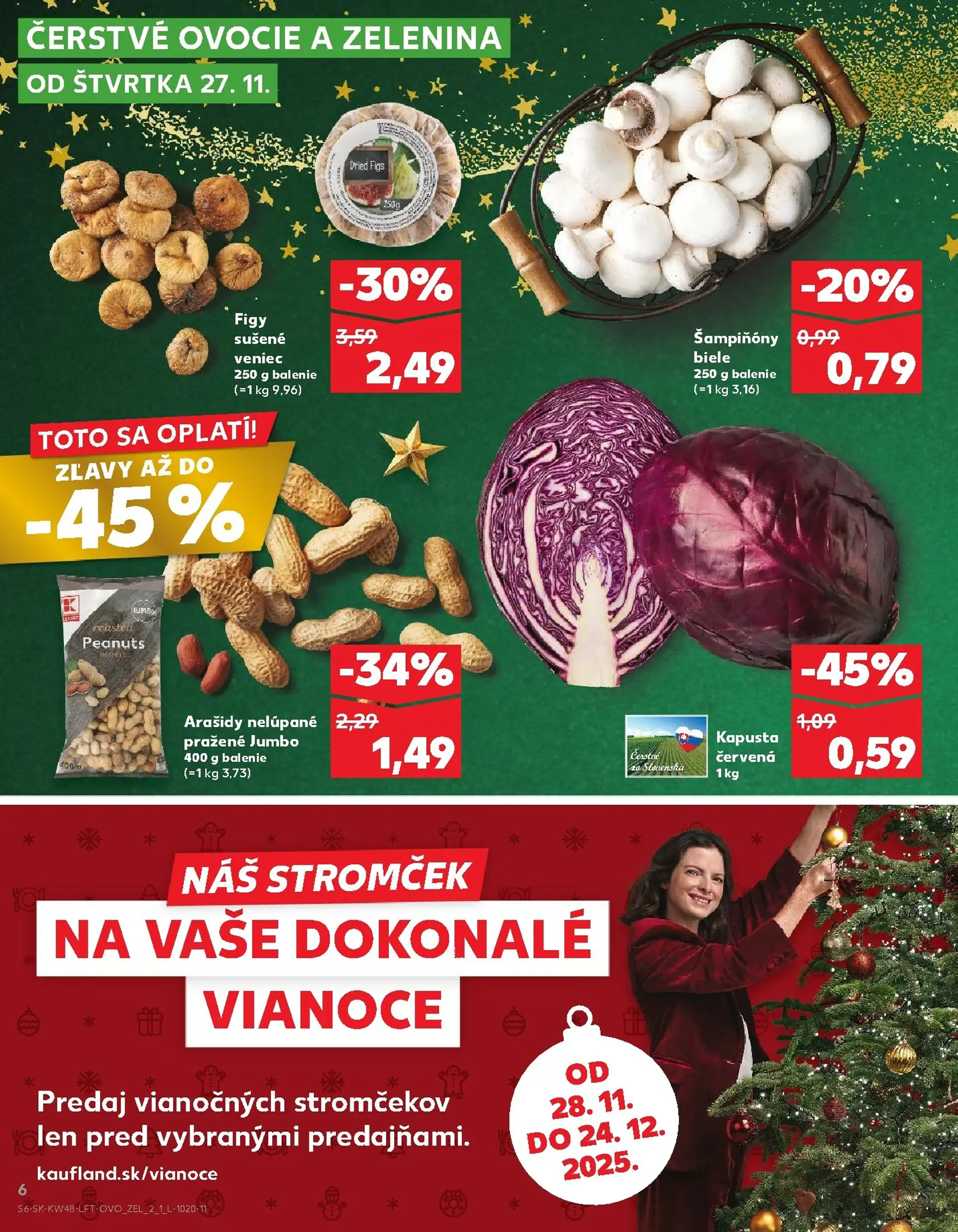 Page 6 of Aktuálny kaufland leták platný od štvrtka 27.11 do 03.12