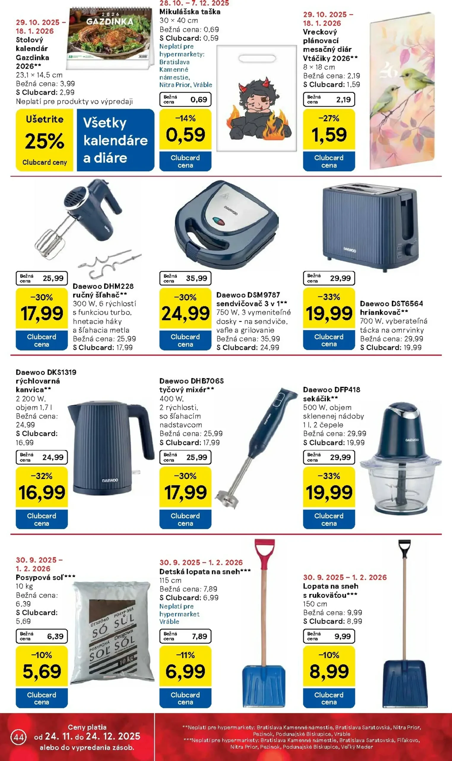Page 44 of Aktuálny tesco leták platný od stredy 26.11 do 02.12