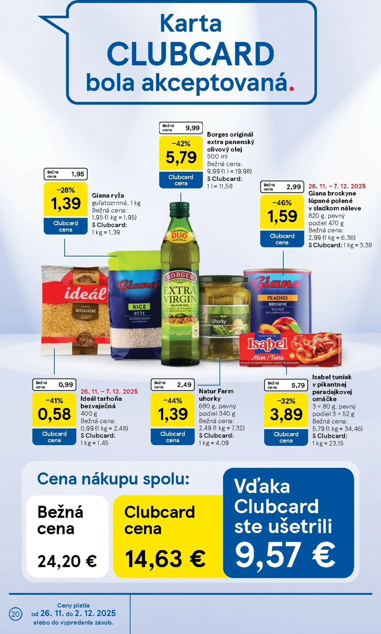 Page 20 of Aktuálny tesco leták platný od stredy 26.11 do 02.12