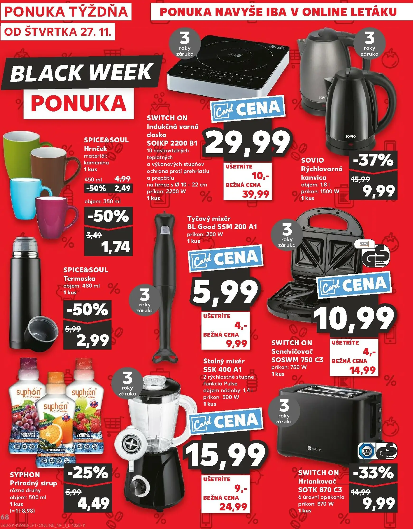 Page 68 of Aktuálny kaufland leták platný od štvrtka 27.11 do 03.12