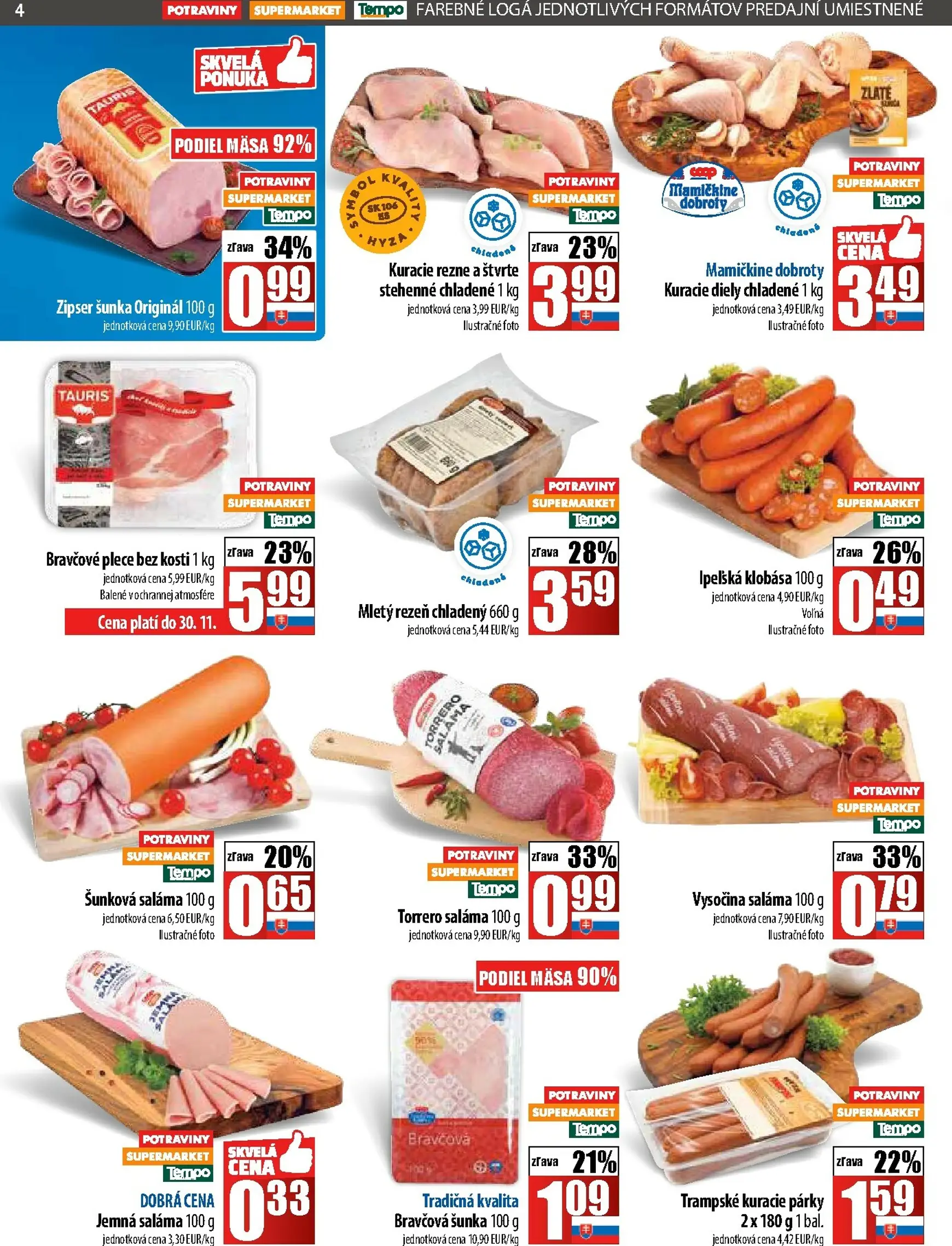 Page 4 of Aktuálny coop-jednota leták platný od štvrtka 27.11 do 03.12