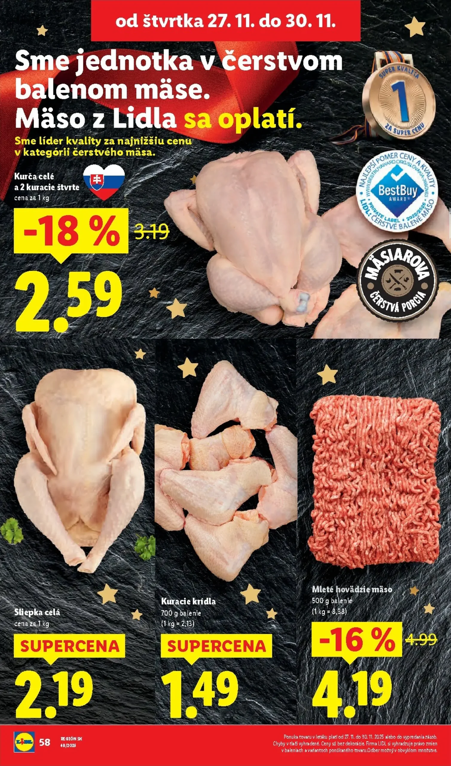Page 58 of Aktuálny lidl leták platný od pondelka 24.11 do 30.11