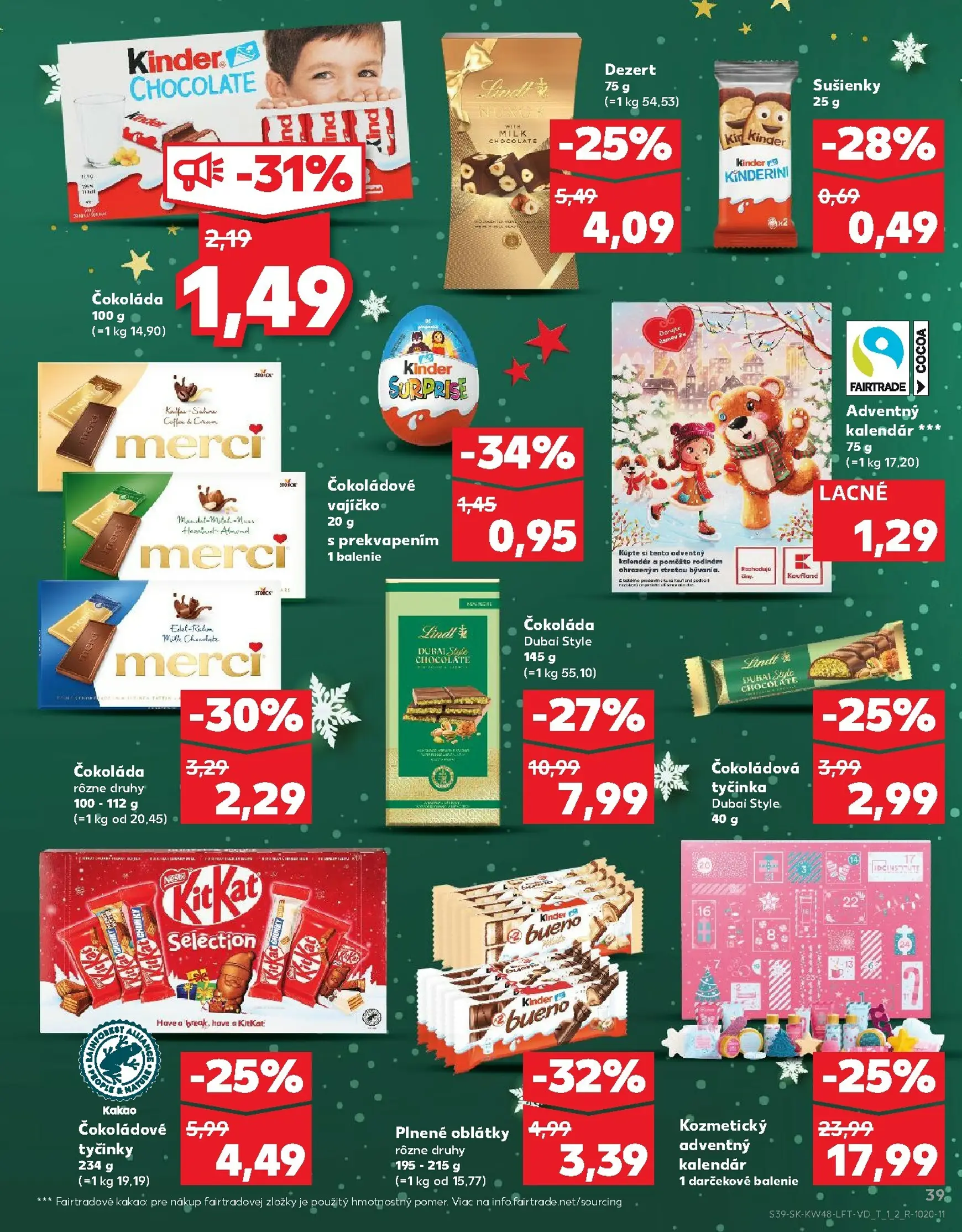 Page 39 of Aktuálny kaufland leták platný od štvrtka 27.11 do 03.12