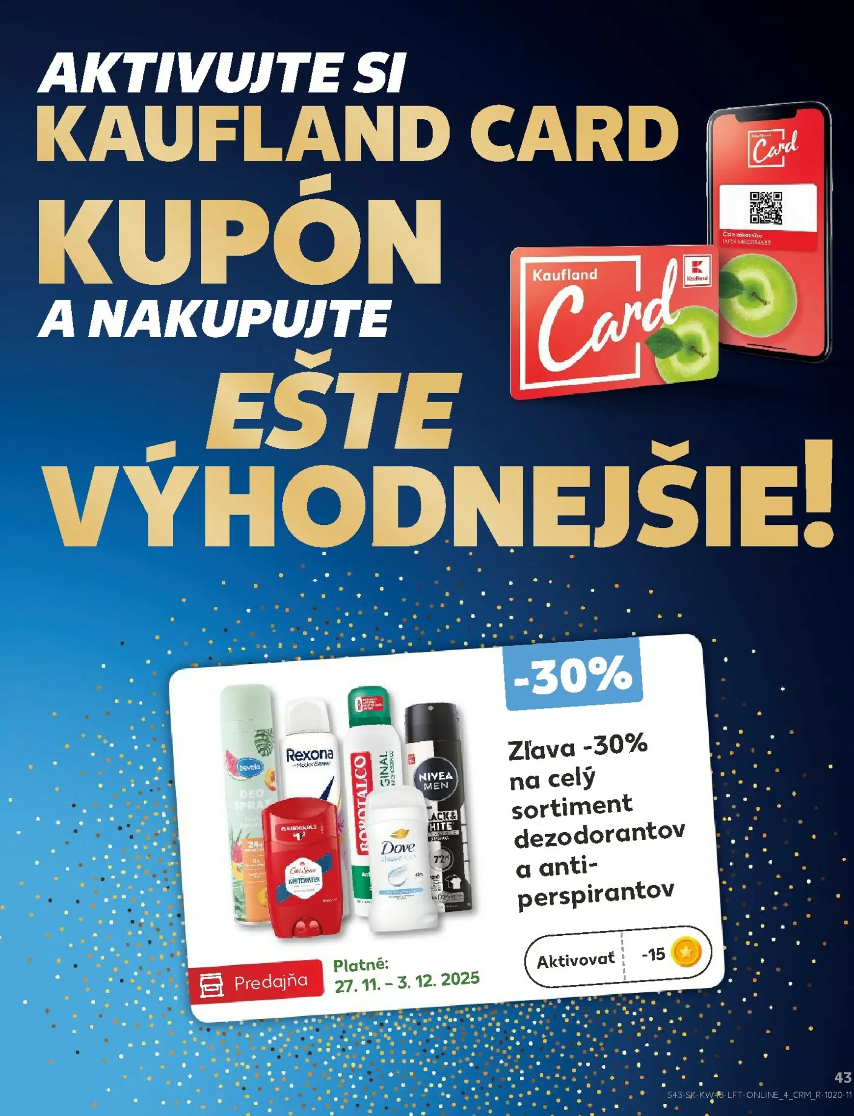 Page 43 of Aktuálny kaufland leták platný od štvrtka 27.11 do 03.12