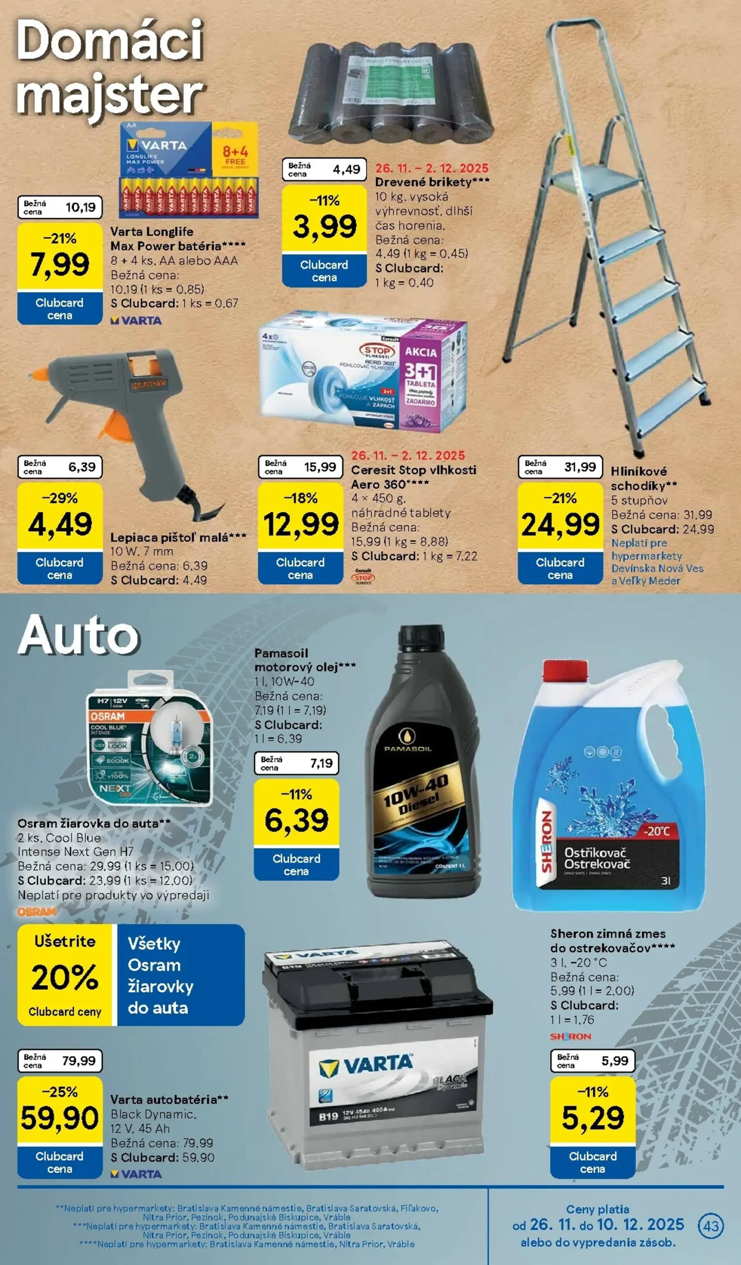 Page 43 of Aktuálny tesco leták platný od stredy 26.11 do 02.12