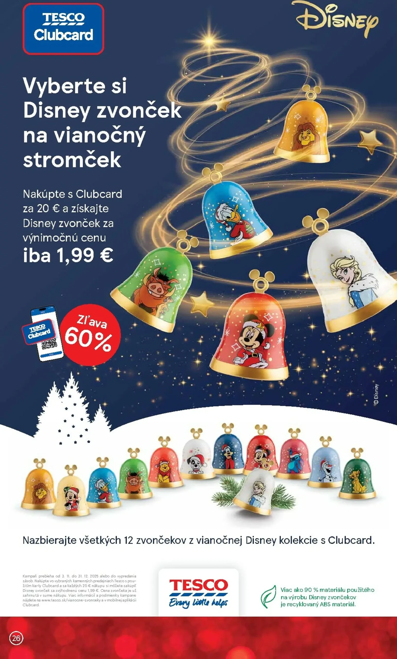 Page 26 of Aktuálny tesco leták platný od stredy 26.11 do 02.12