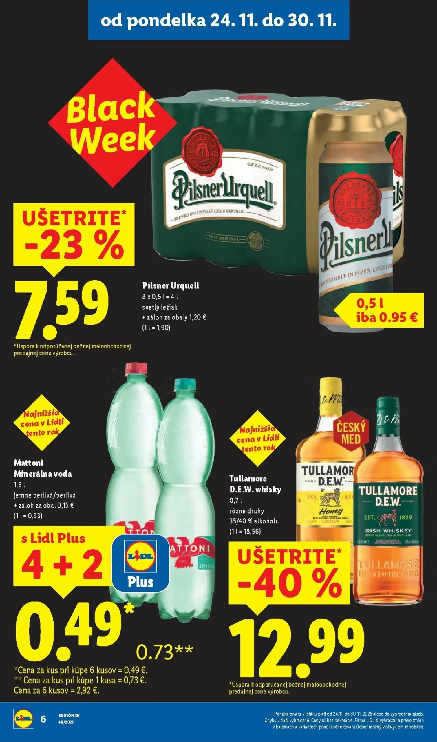 Page 6 of Aktuálny lidl leták platný od pondelka 24.11 do 30.11