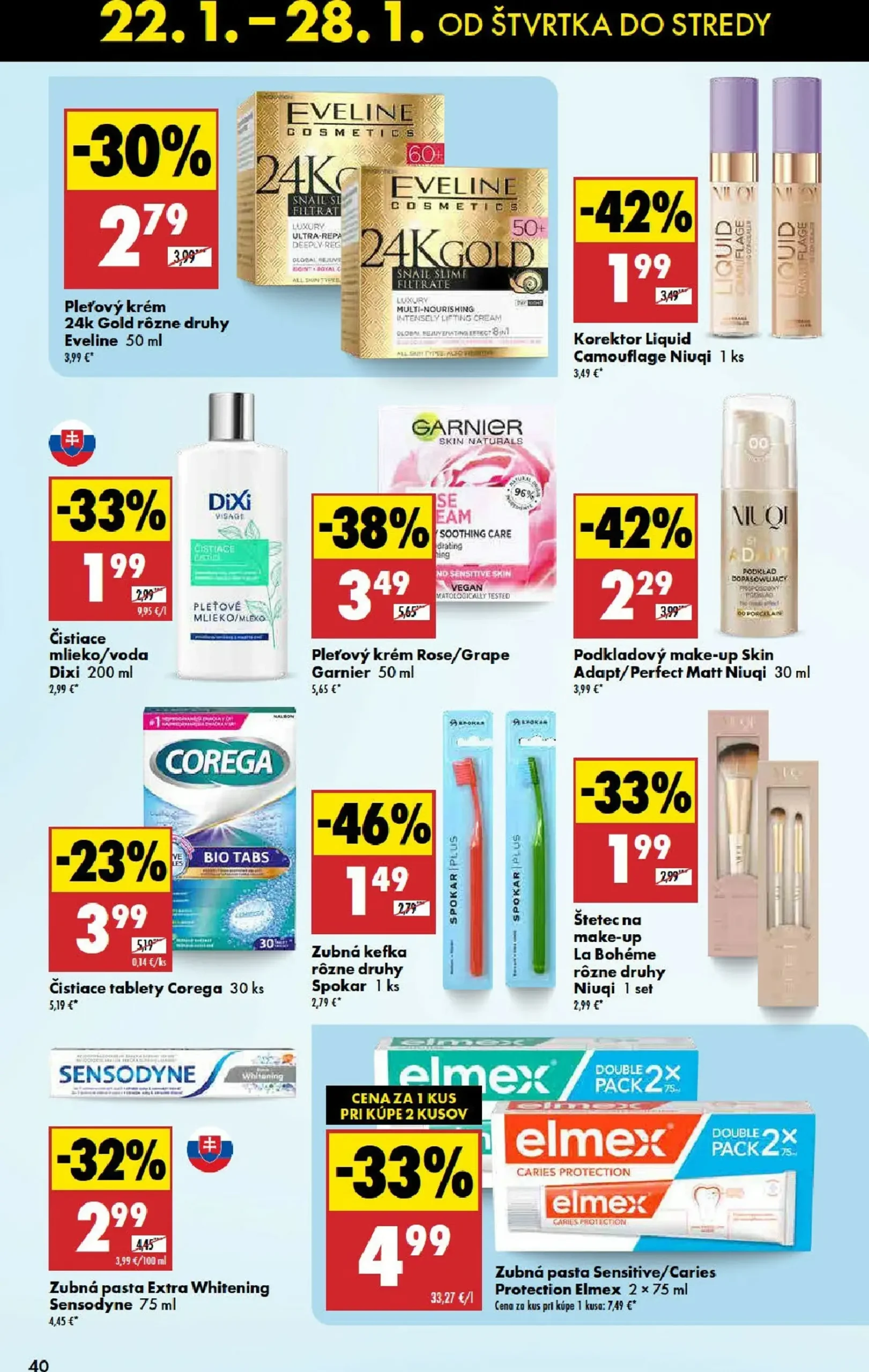 Page 40 of Aktuálny biedronka leták platný od štvrtka 22.01 do 28.01