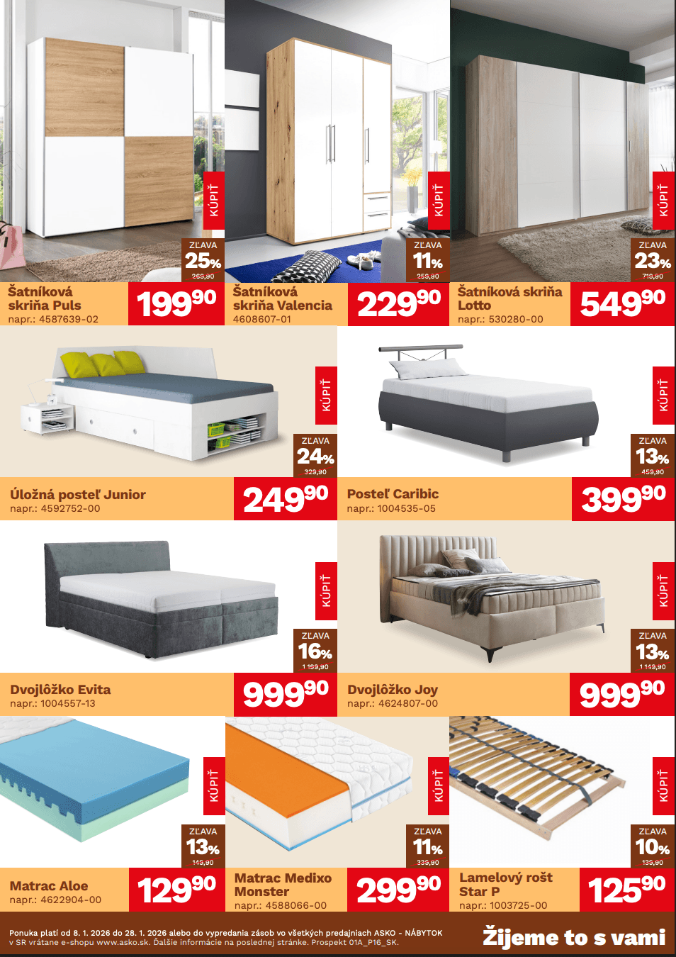 Page 3 of Aktuálny asko-nabytok leták platný od štvrtka 08.01 do 28.01