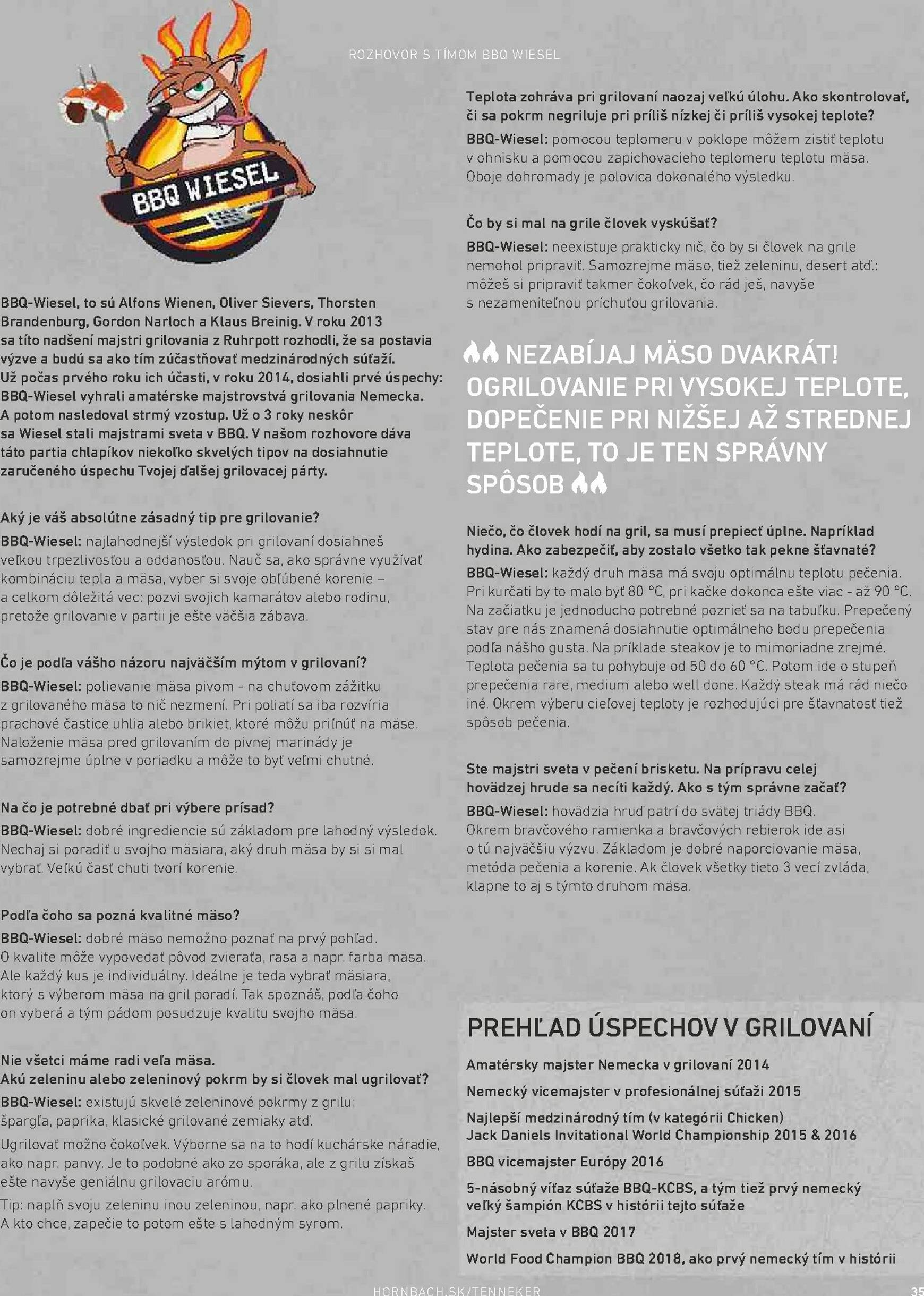 Page 35 of Aktuálny hornbach leták platný od nedele 01.11 do 31.08