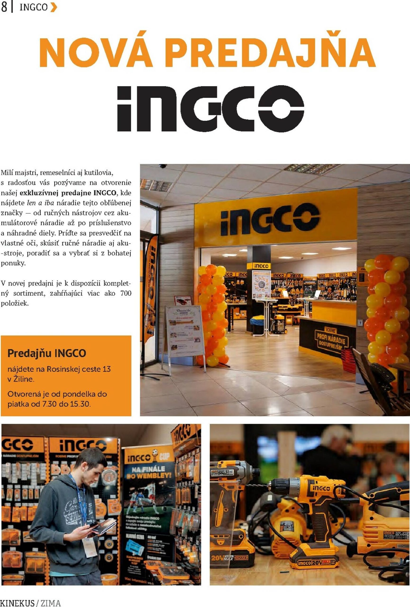 Page 8 of Aktuálny kinekus leták platný od utorka 01.12 do 21.03