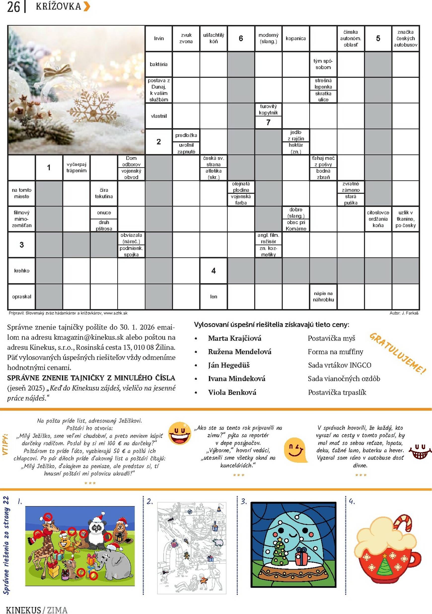 Page 26 of Aktuálny kinekus leták platný od utorka 01.12 do 21.03