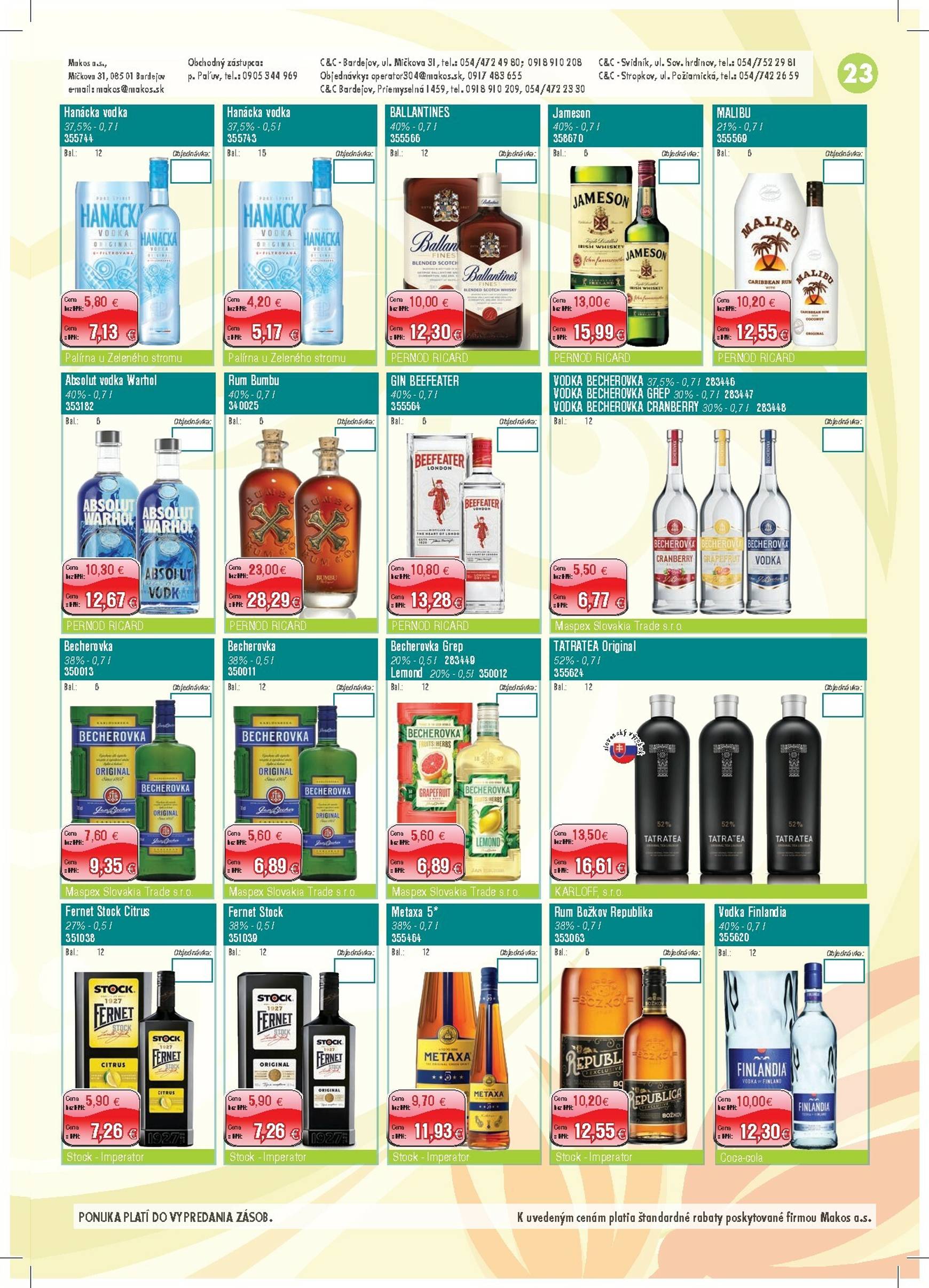 Page 23 of Aktuálny makos leták platný od štvrtka 01.01 do 01.03