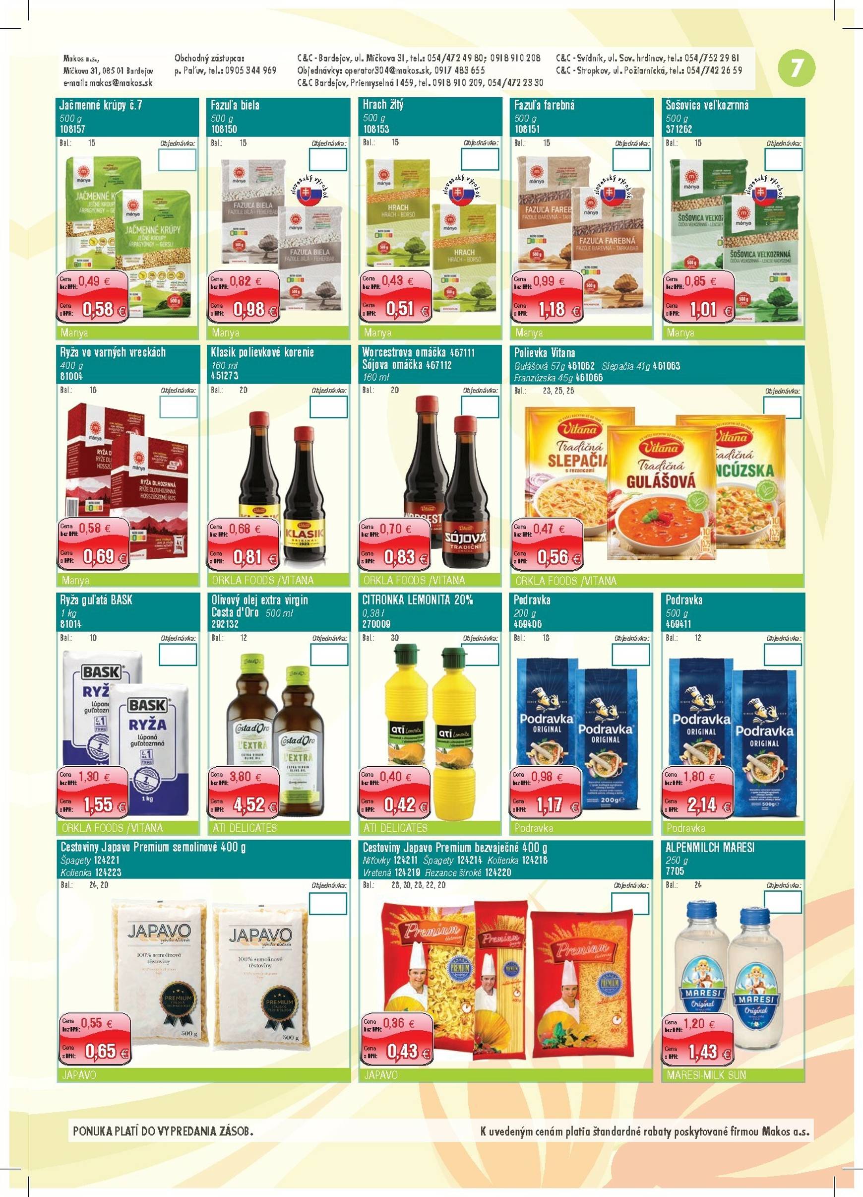 Page 7 of Aktuálny makos leták platný od štvrtka 01.01 do 01.03