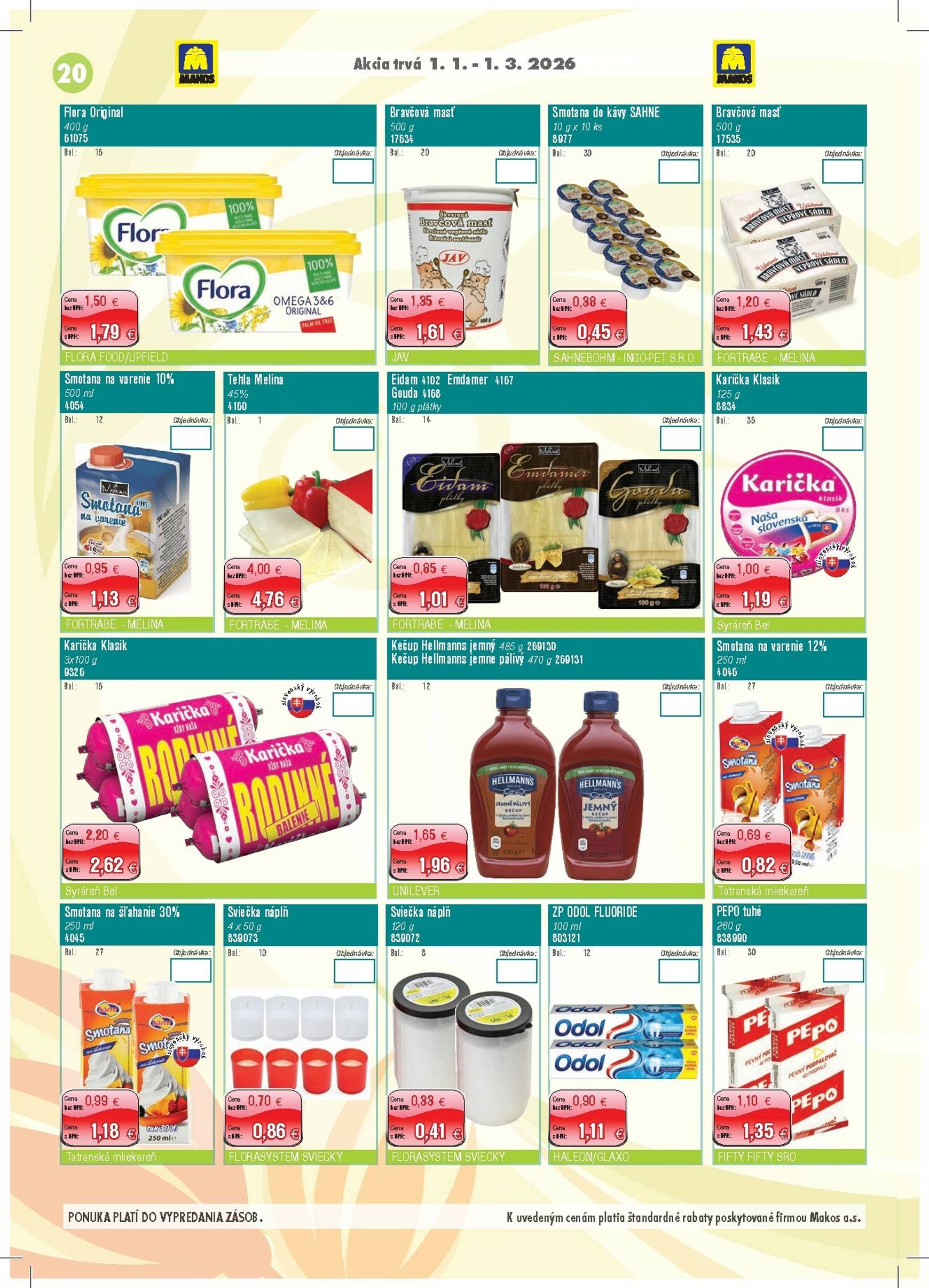 Page 20 of Aktuálny makos leták platný od štvrtka 01.01 do 01.03