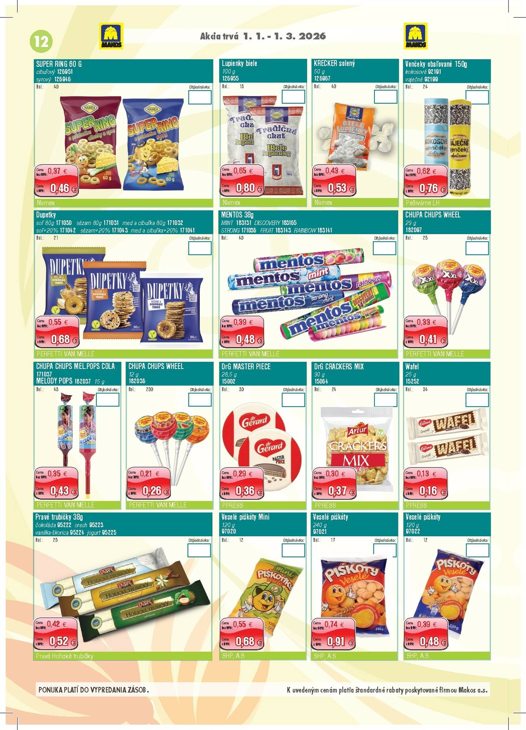 Page 12 of Aktuálny makos leták platný od štvrtka 01.01 do 01.03