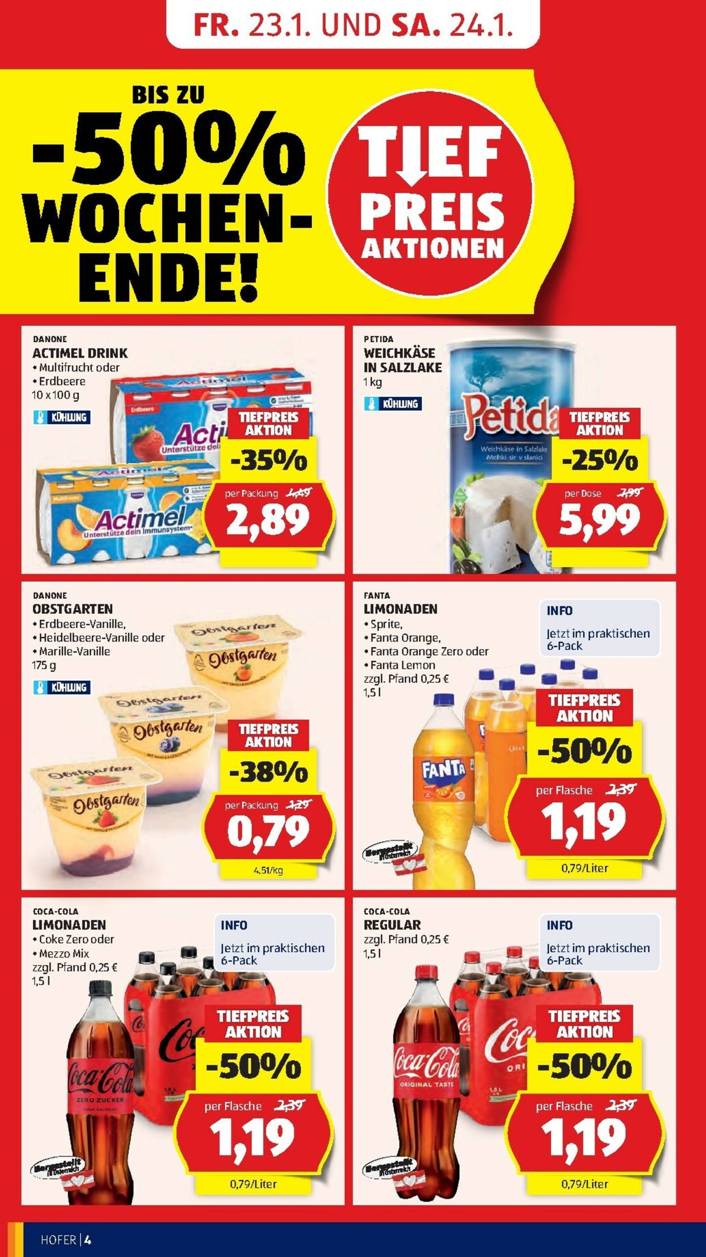 Page 6 of Aktuálny hofer-rakusko leták platný od piatka 23.01 do 29.01