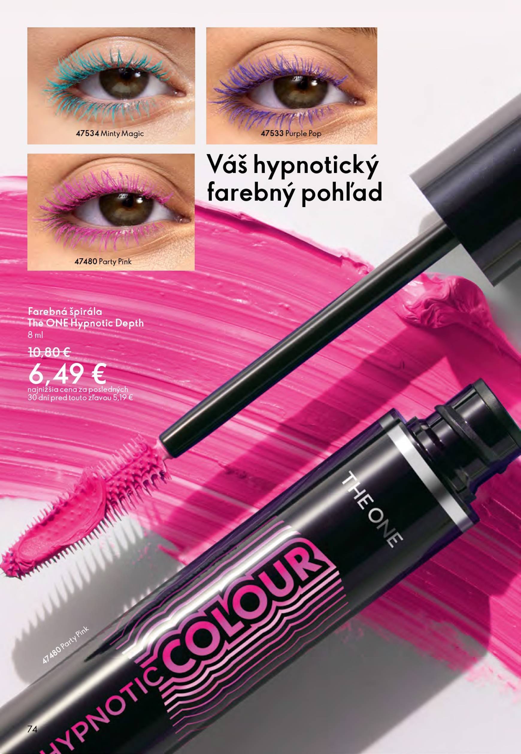 Page 74 of Aktuálny oriflame leták platný od stredy 21.01 do 10.02