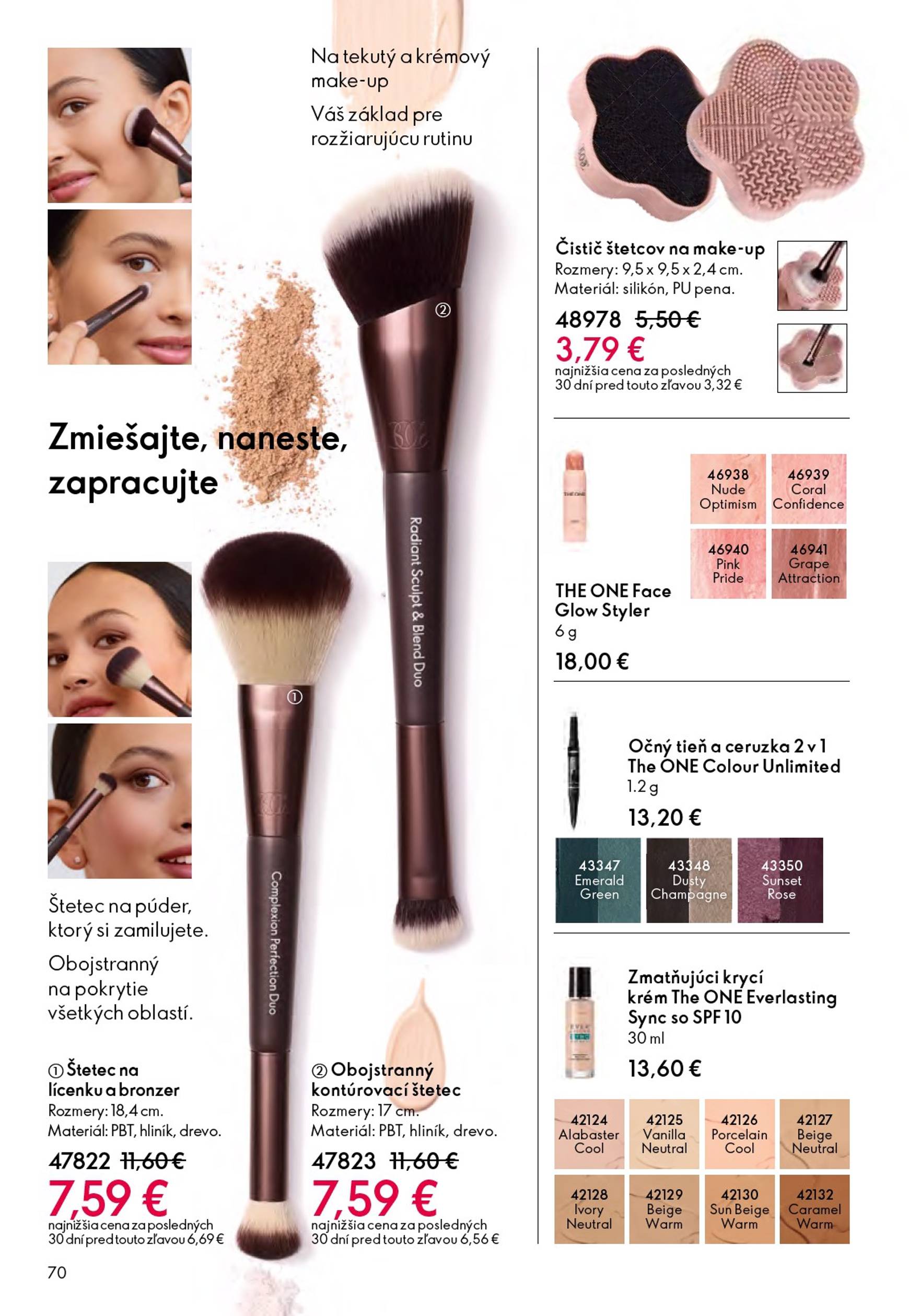 Page 70 of Aktuálny oriflame leták platný od stredy 21.01 do 10.02