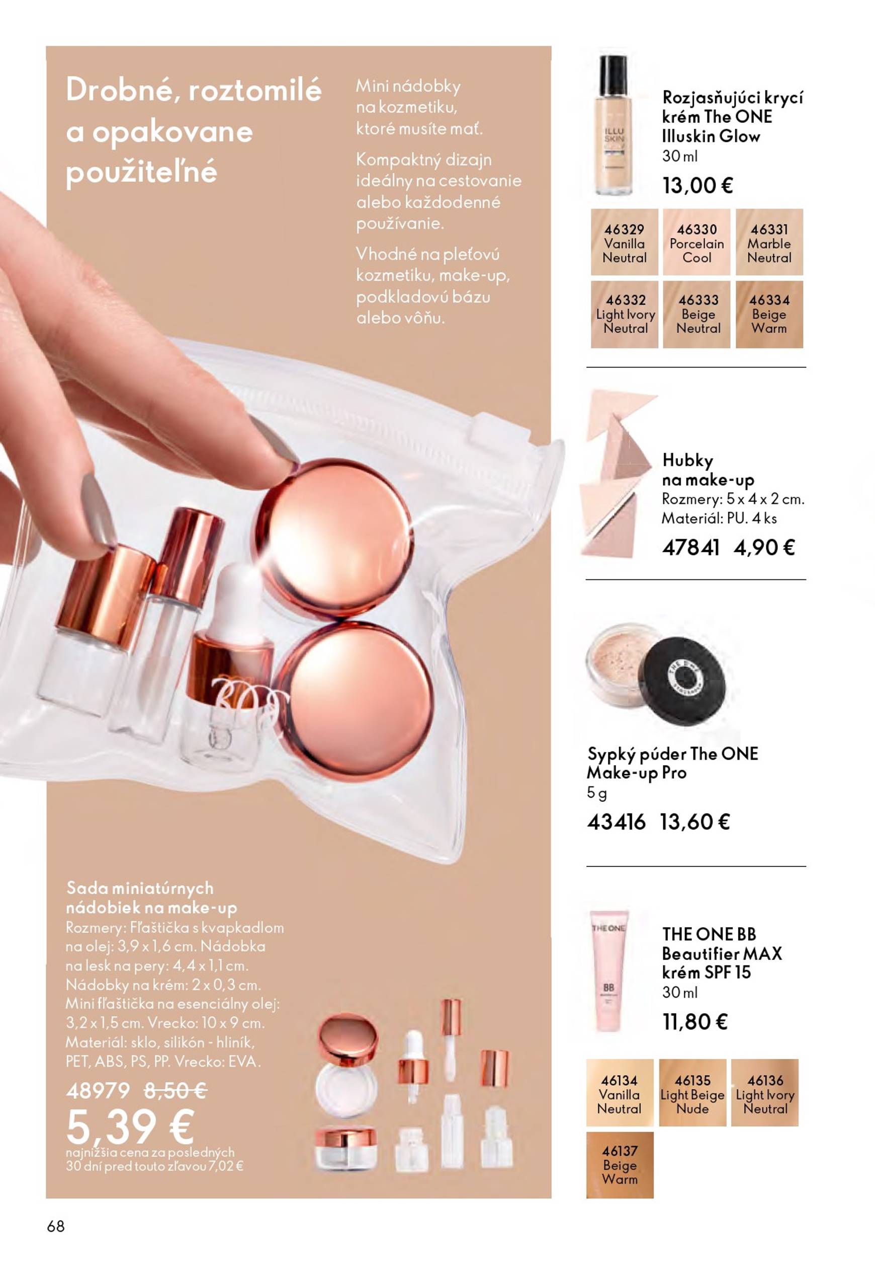 Page 68 of Aktuálny oriflame leták platný od stredy 21.01 do 10.02